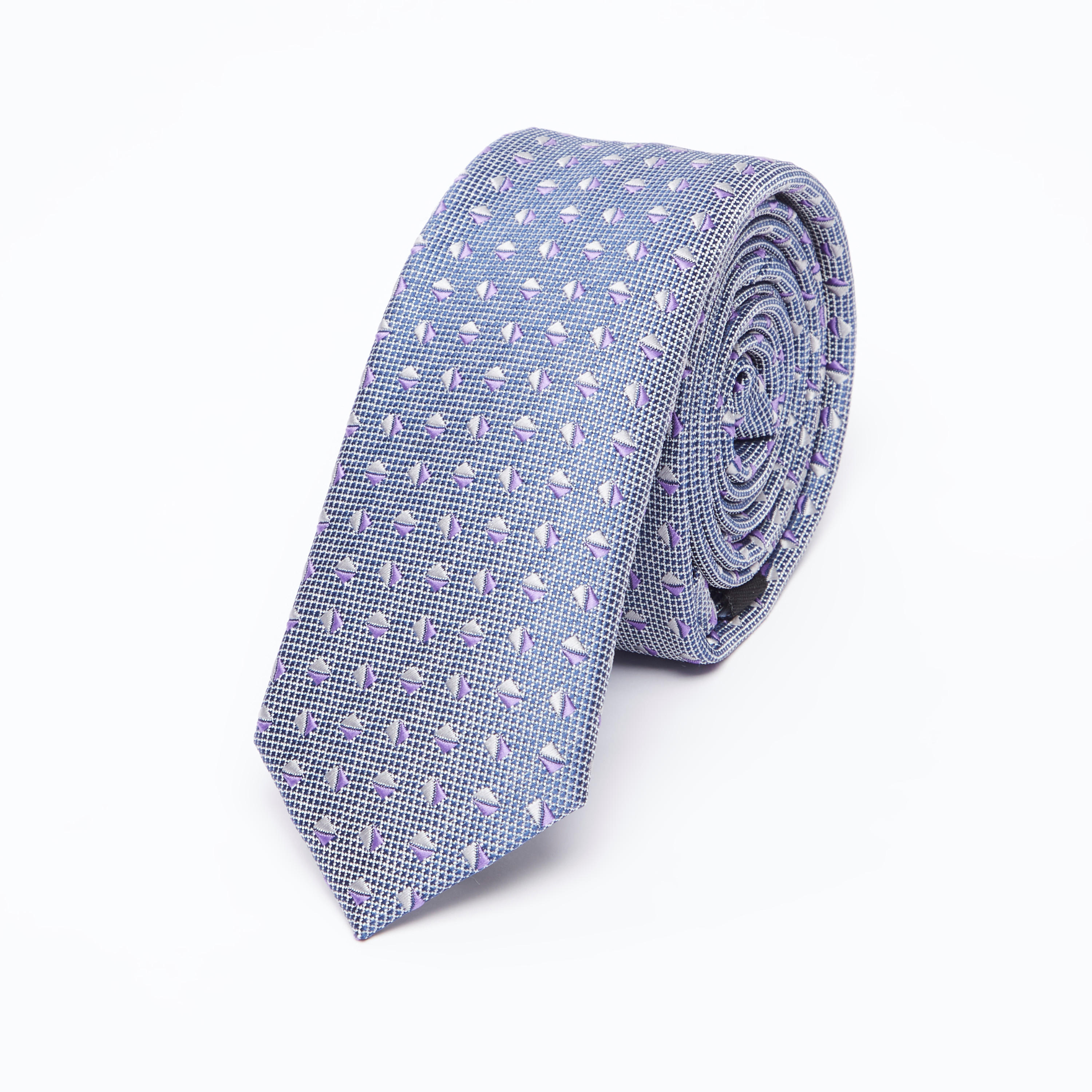 ربطة عنق عادية بارزة الملمس بمشبك تثبيت-men-tiesandcufflinks-pocketsquares-image-4