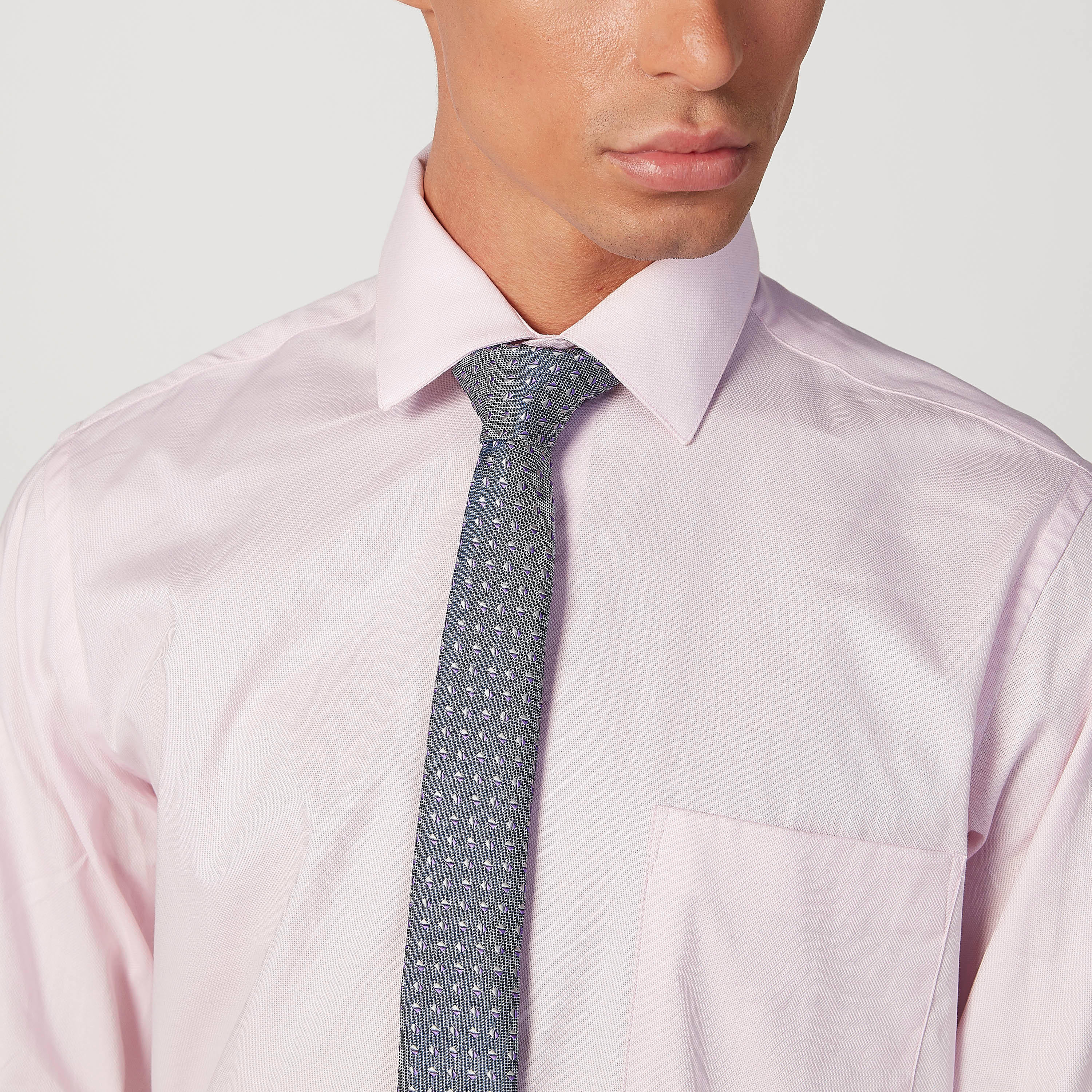 ربطة عنق عادية بارزة الملمس بمشبك تثبيت-men-tiesandcufflinks-pocketsquares-image-3