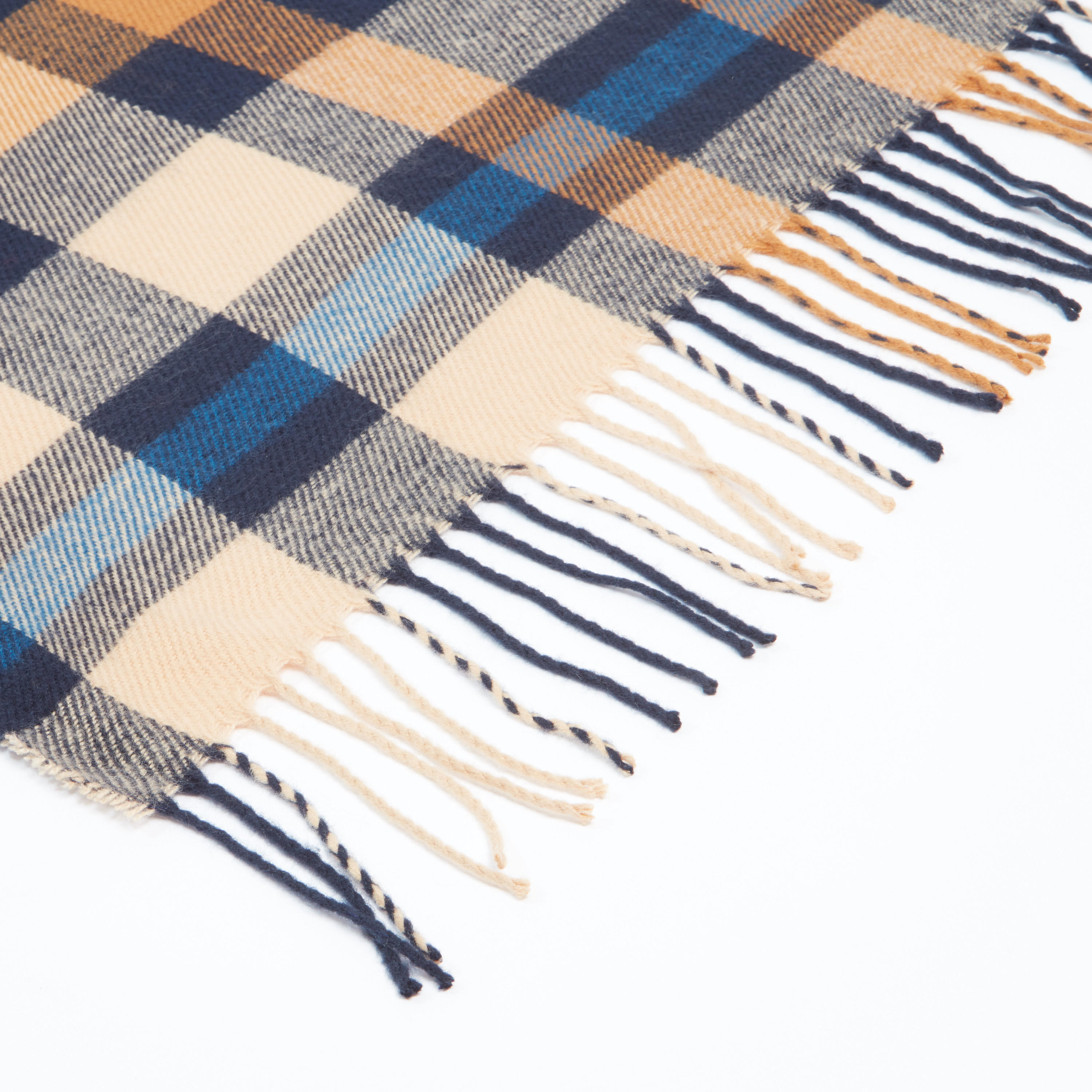 Chequered Scarf with Fringes-men-scarvesandgloves-image-3
