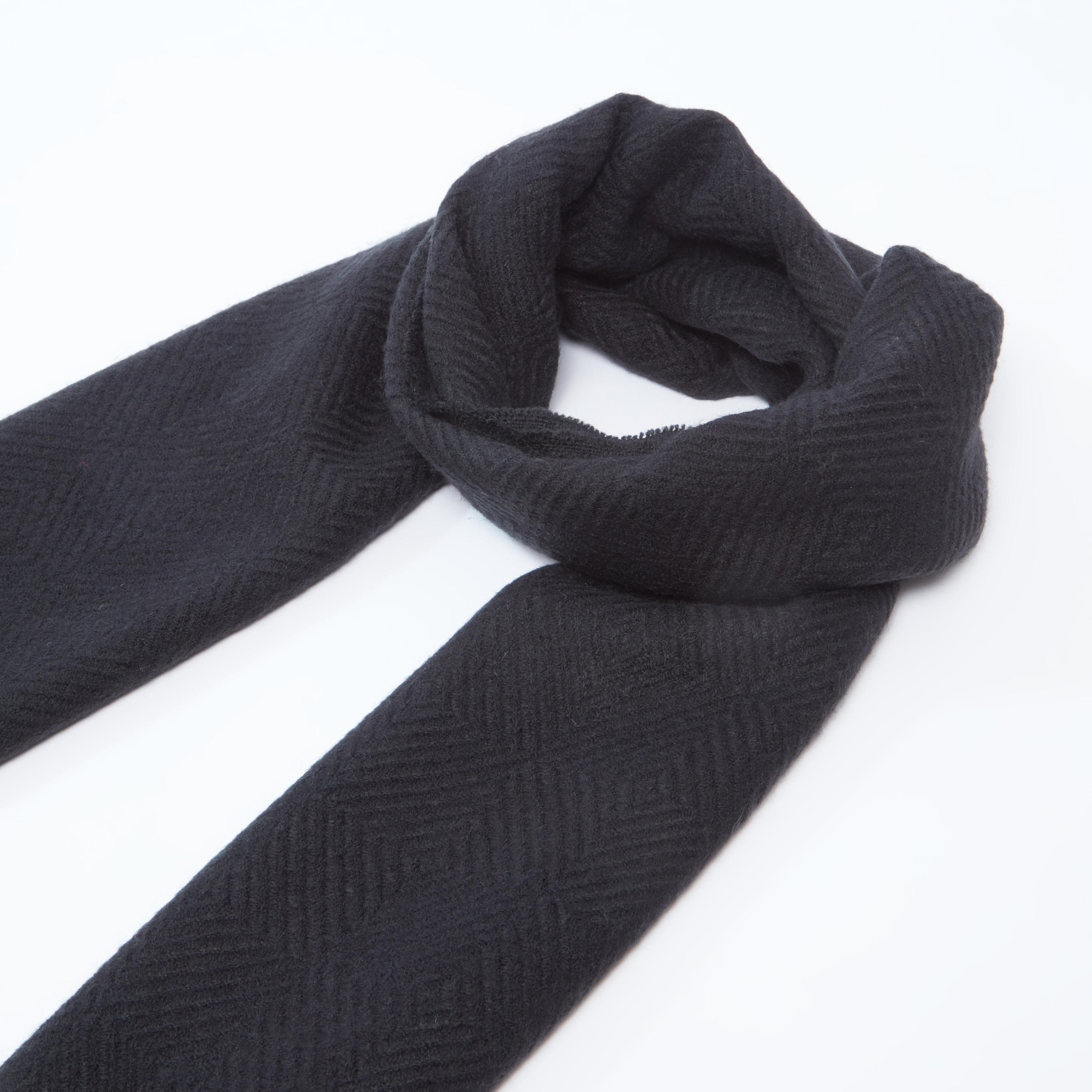 Textured Scarf with Fringes-men-scarvesandgloves-image-1