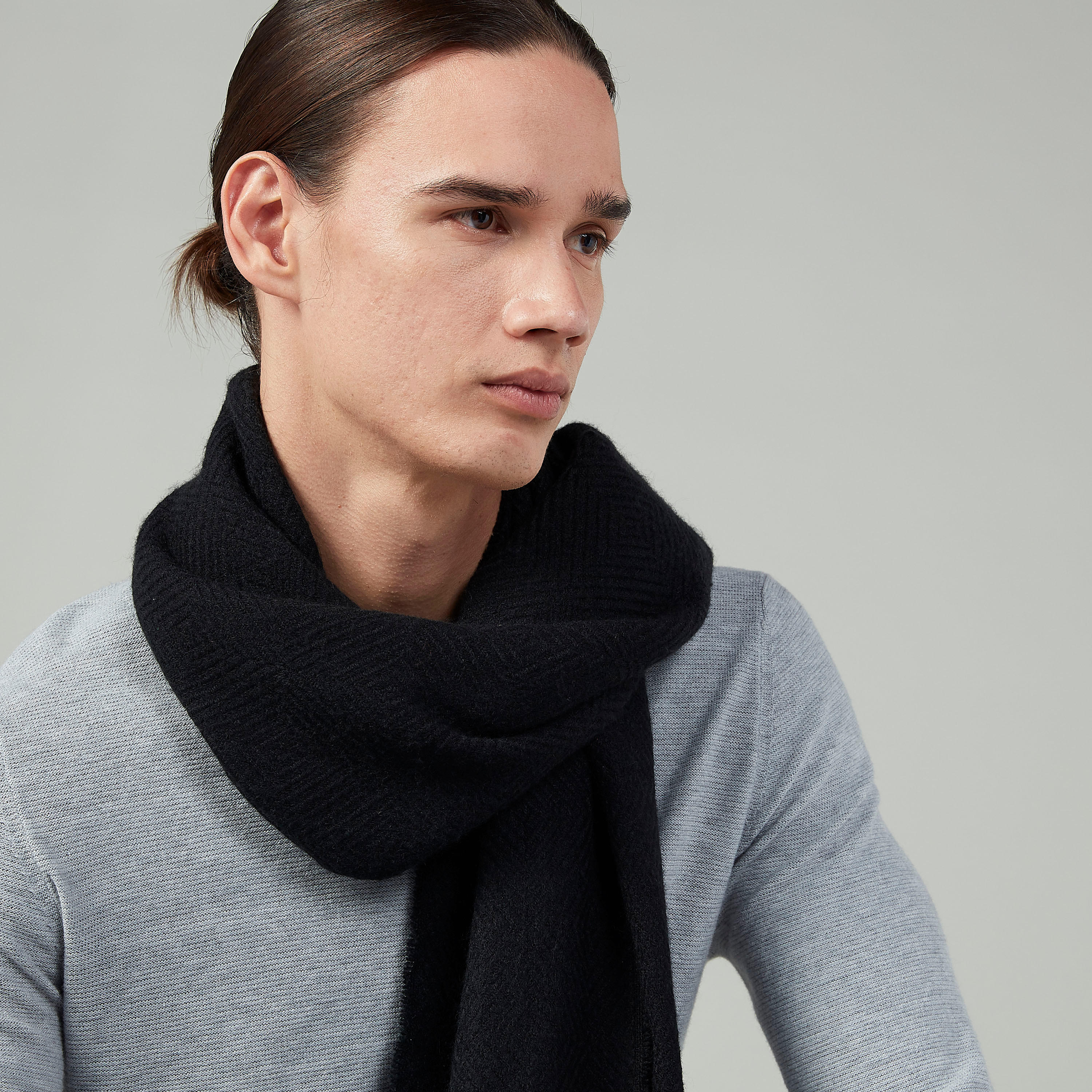 Textured Scarf with Fringes-men-scarvesandgloves-image-2