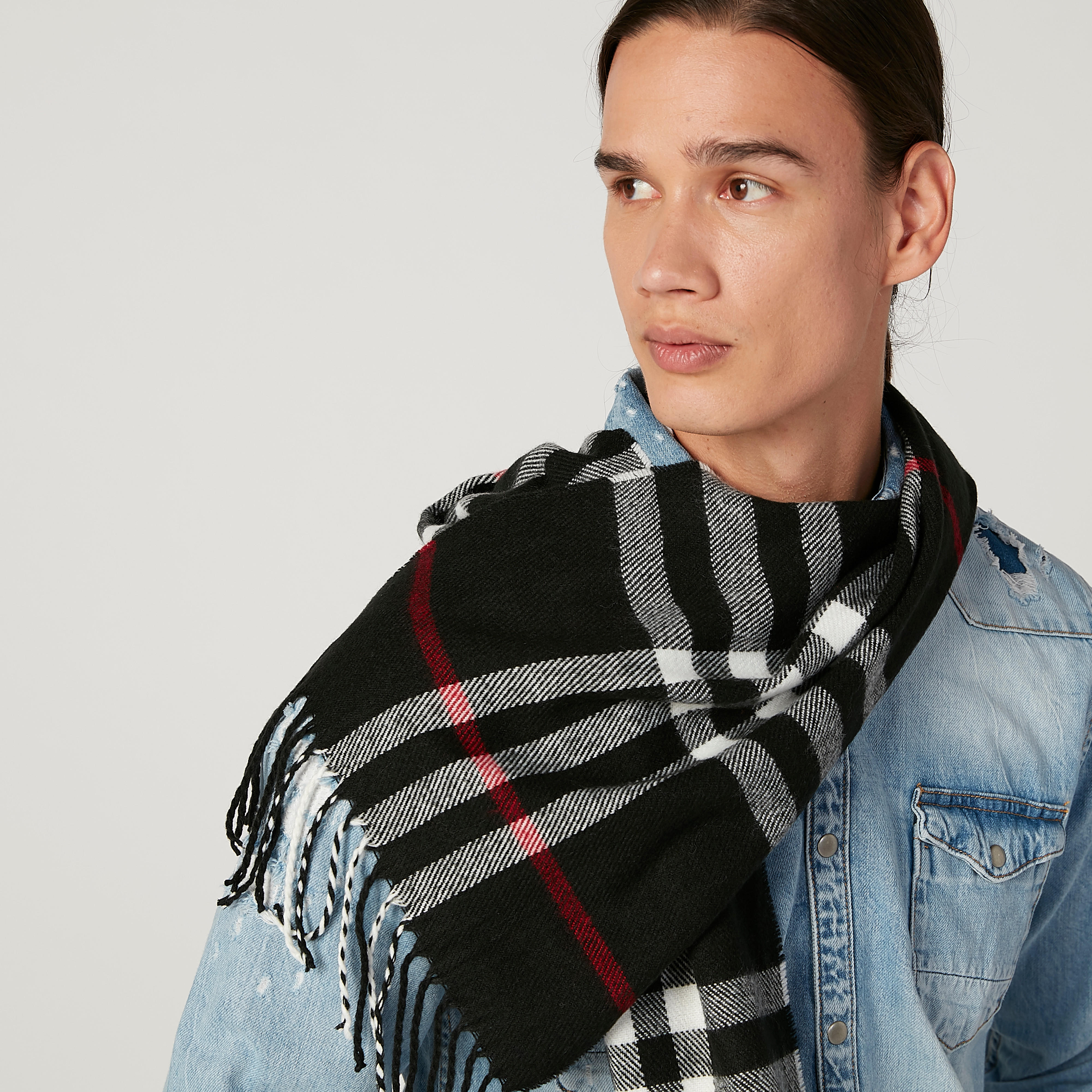 Striped Scarf with Fringes-men-scarvesandgloves-image-2