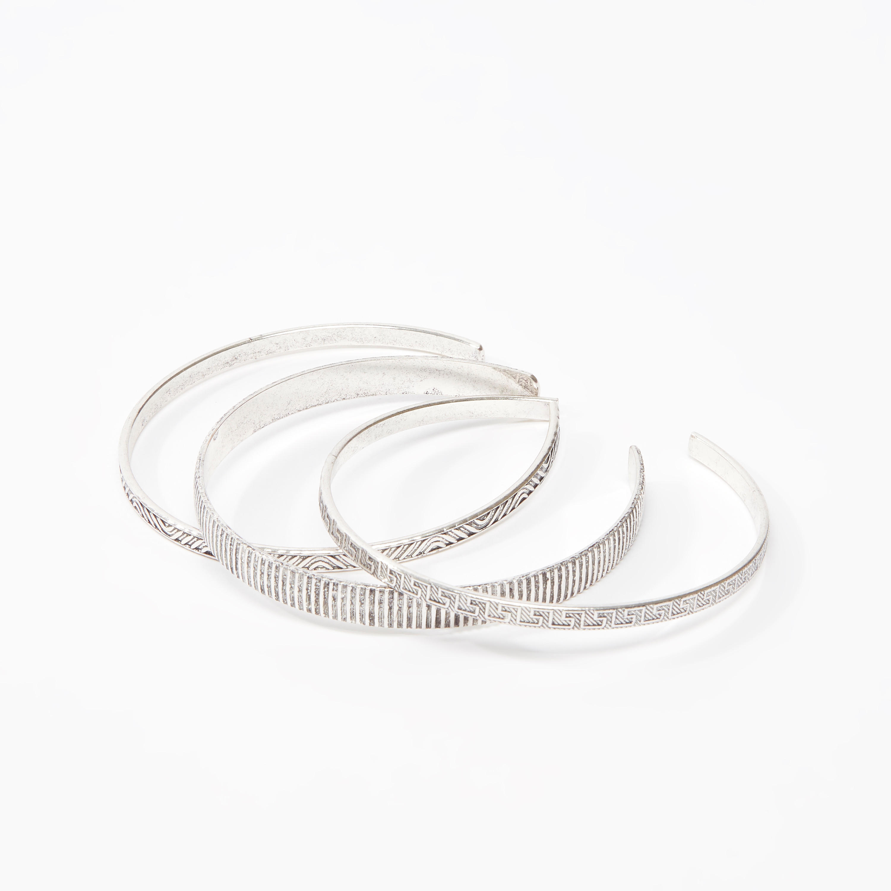 اساور ميتاليك - طقم من 3 قطع-men-watchesandjewellery-bracelets-image-3