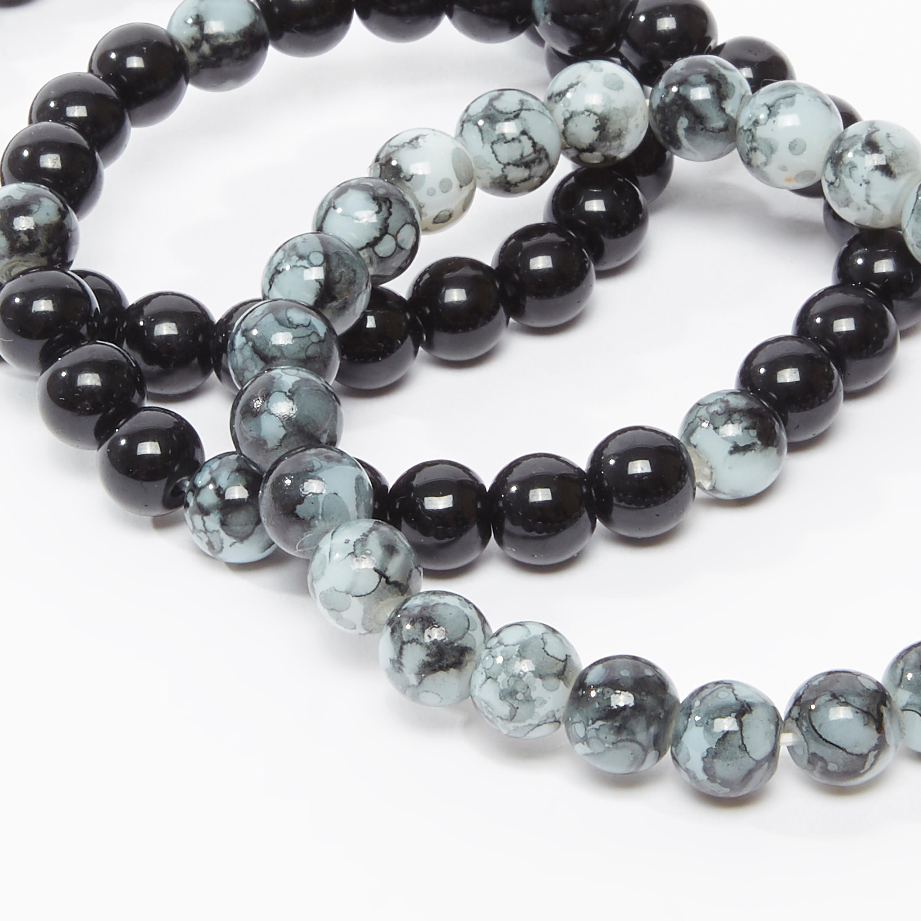 اساور خرز - طقم من 3 قطع-men-watchesandjewellery-bracelets-image-1
