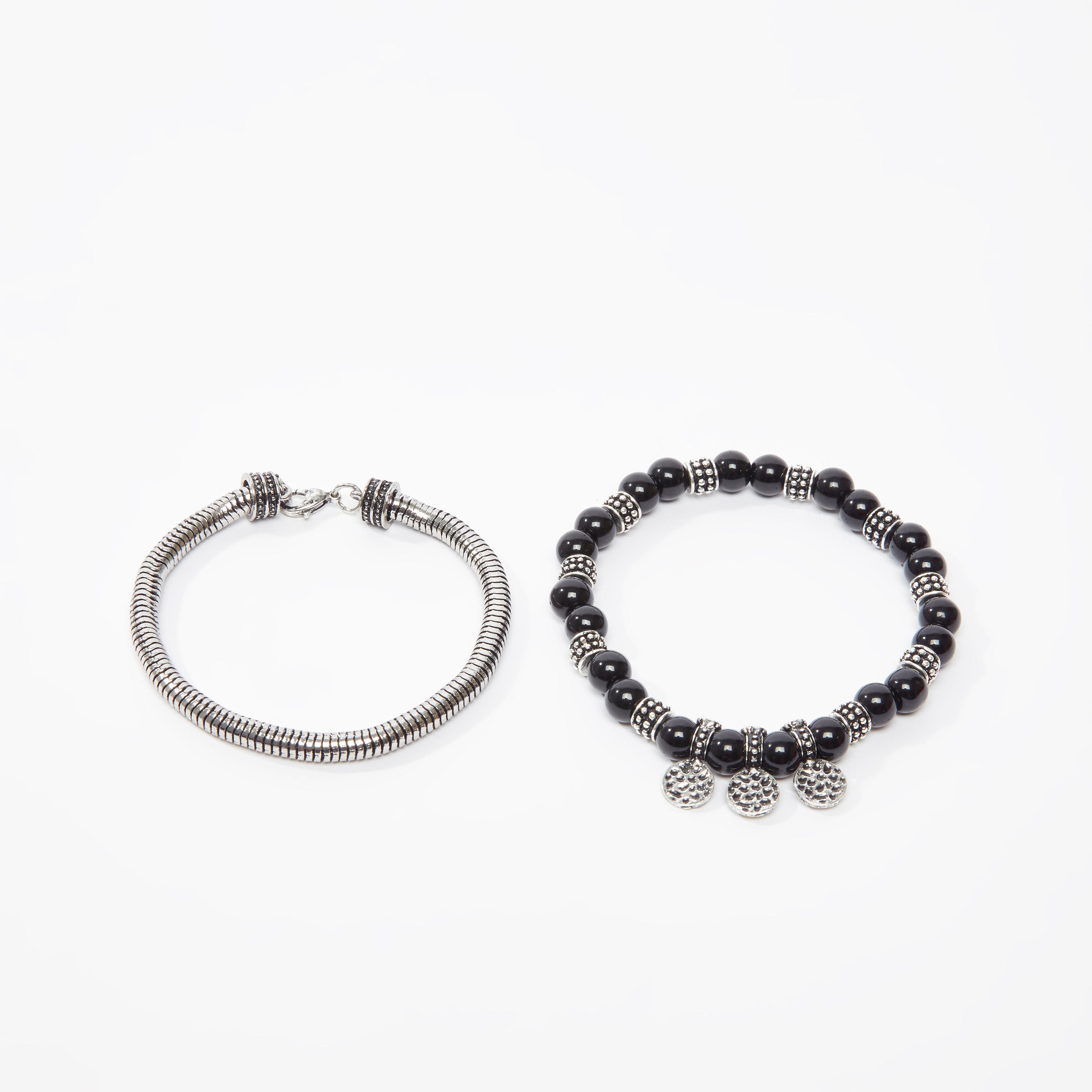 Set of 2 - Embellished Bracelets-men-watchesandjewellery-bracelets-image-1
