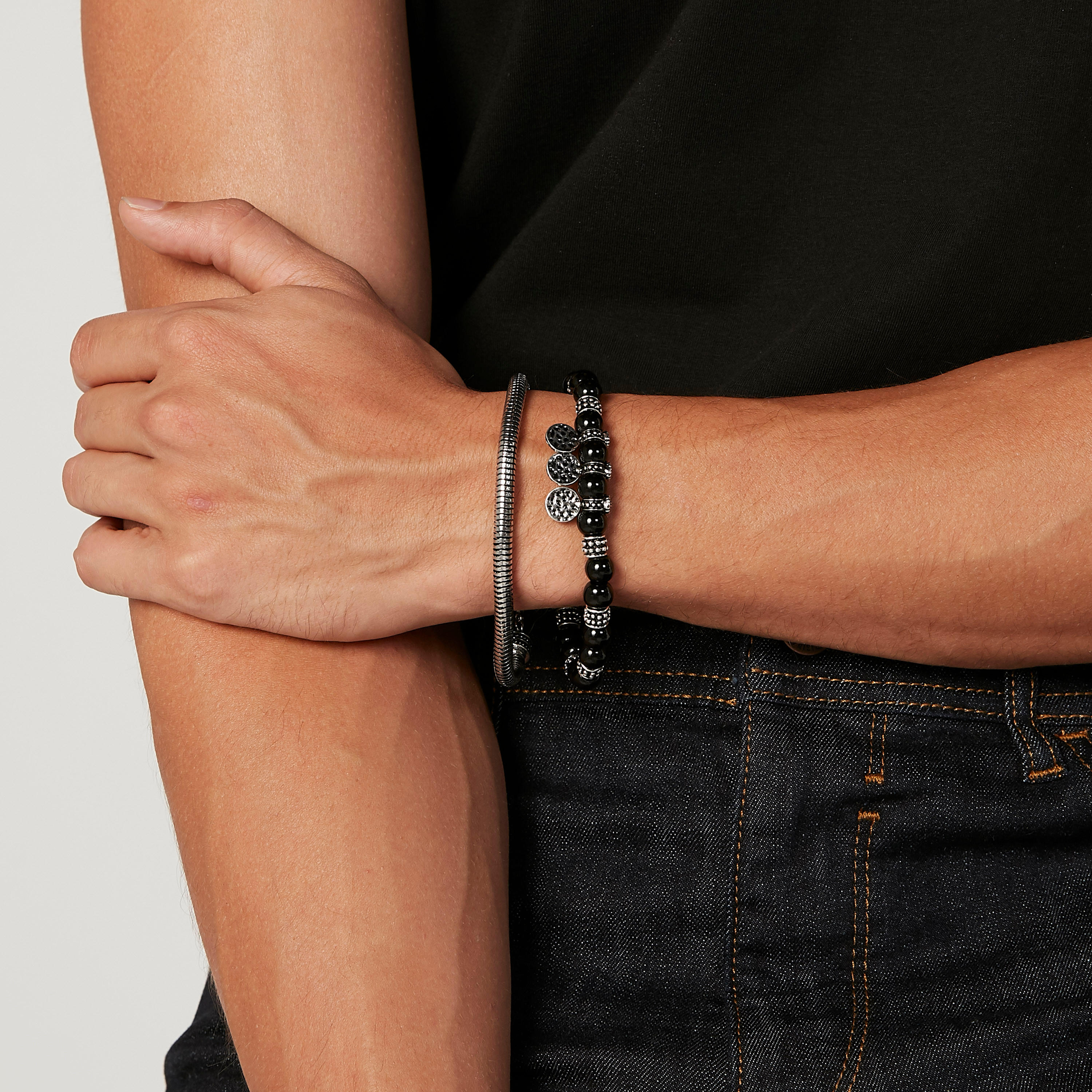 Set of 2 - Embellished Bracelets-men-watchesandjewellery-bracelets-image-2