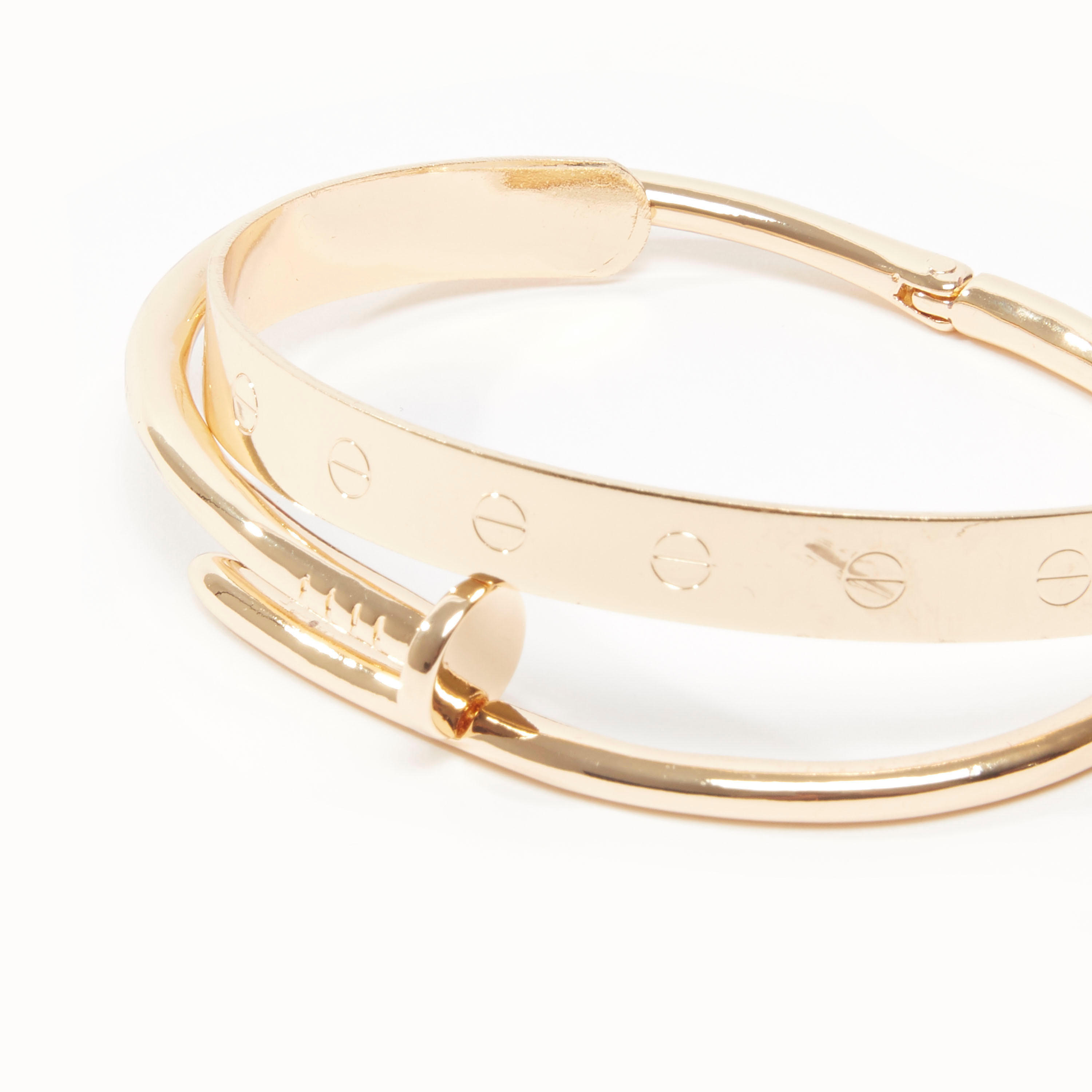 Set of 2 - Metallic Bracelets-men-watchesandjewellery-bracelets-image-3