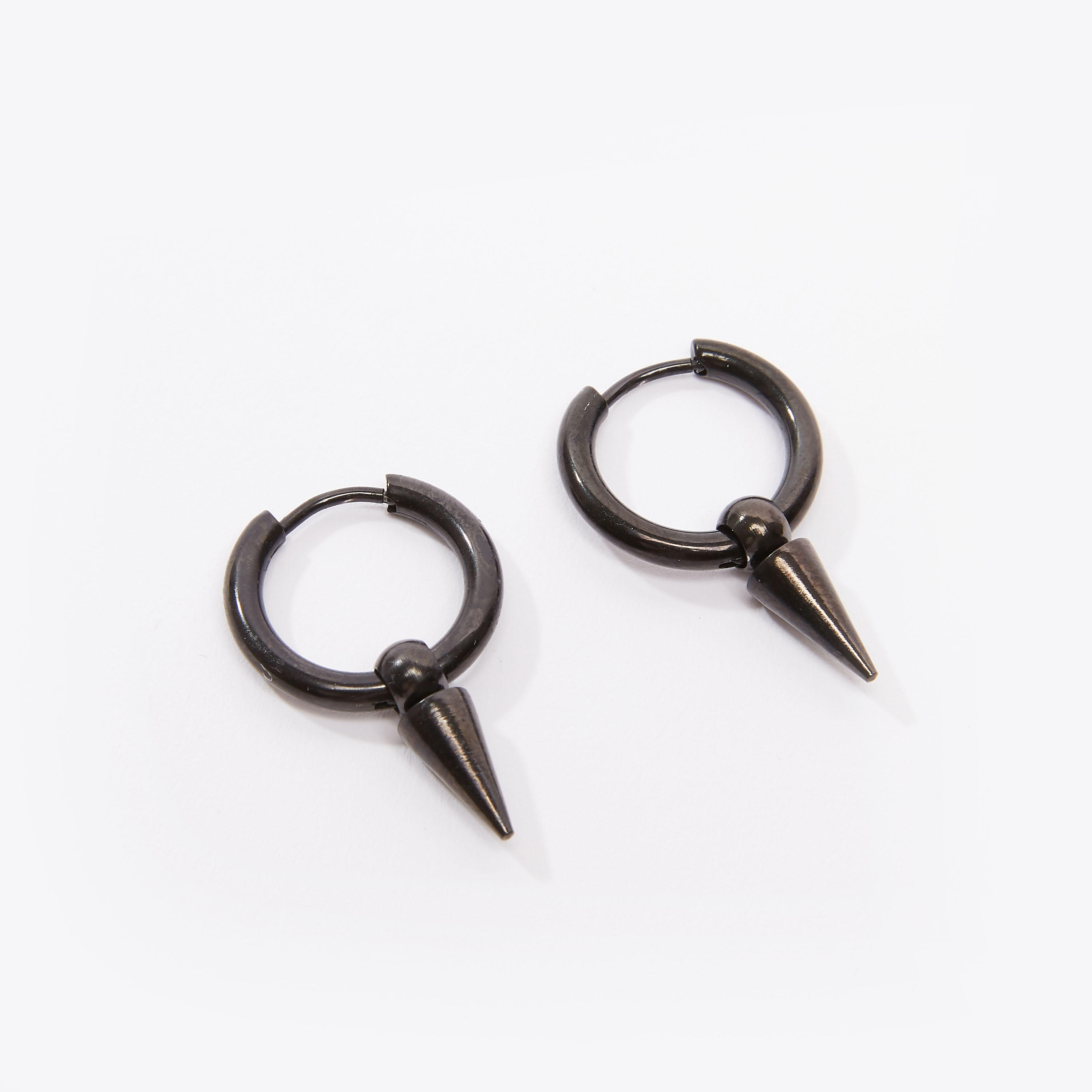 Plain Dangling Earrings with Hinged Hoop-women-clothingaccessories-novelties-image-1