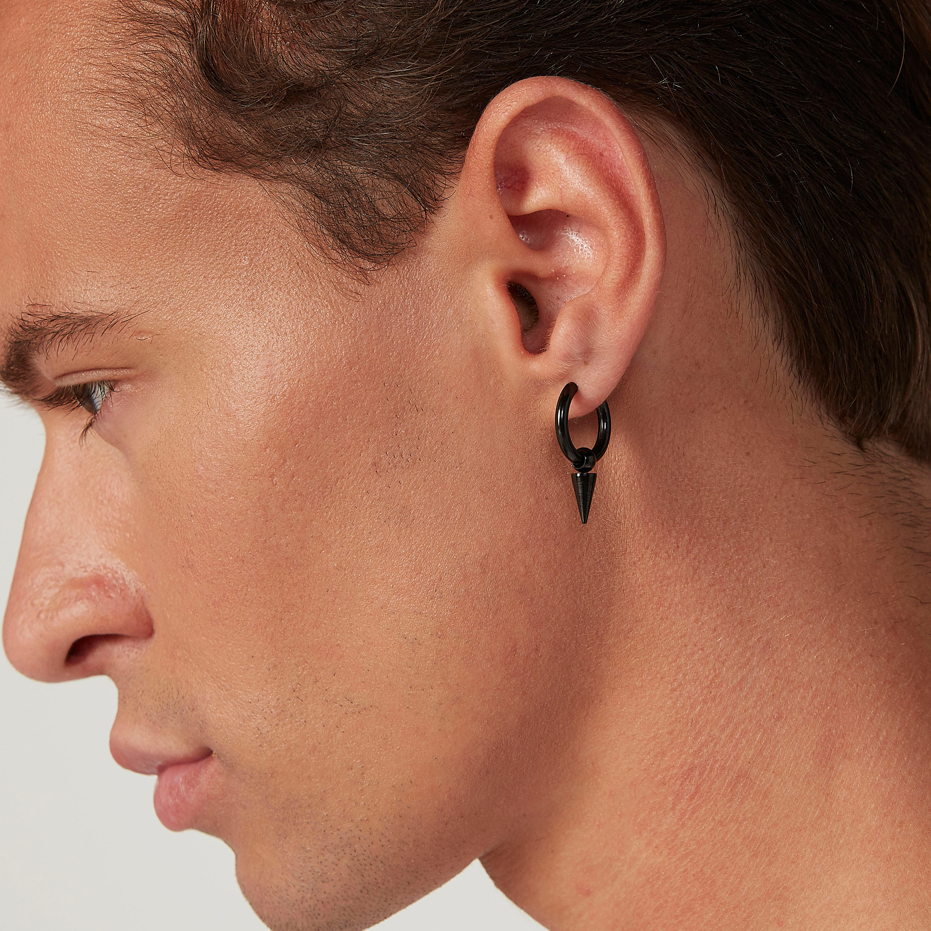 Plain Dangling Earrings with Hinged Hoop-women-clothingaccessories-novelties-image-2