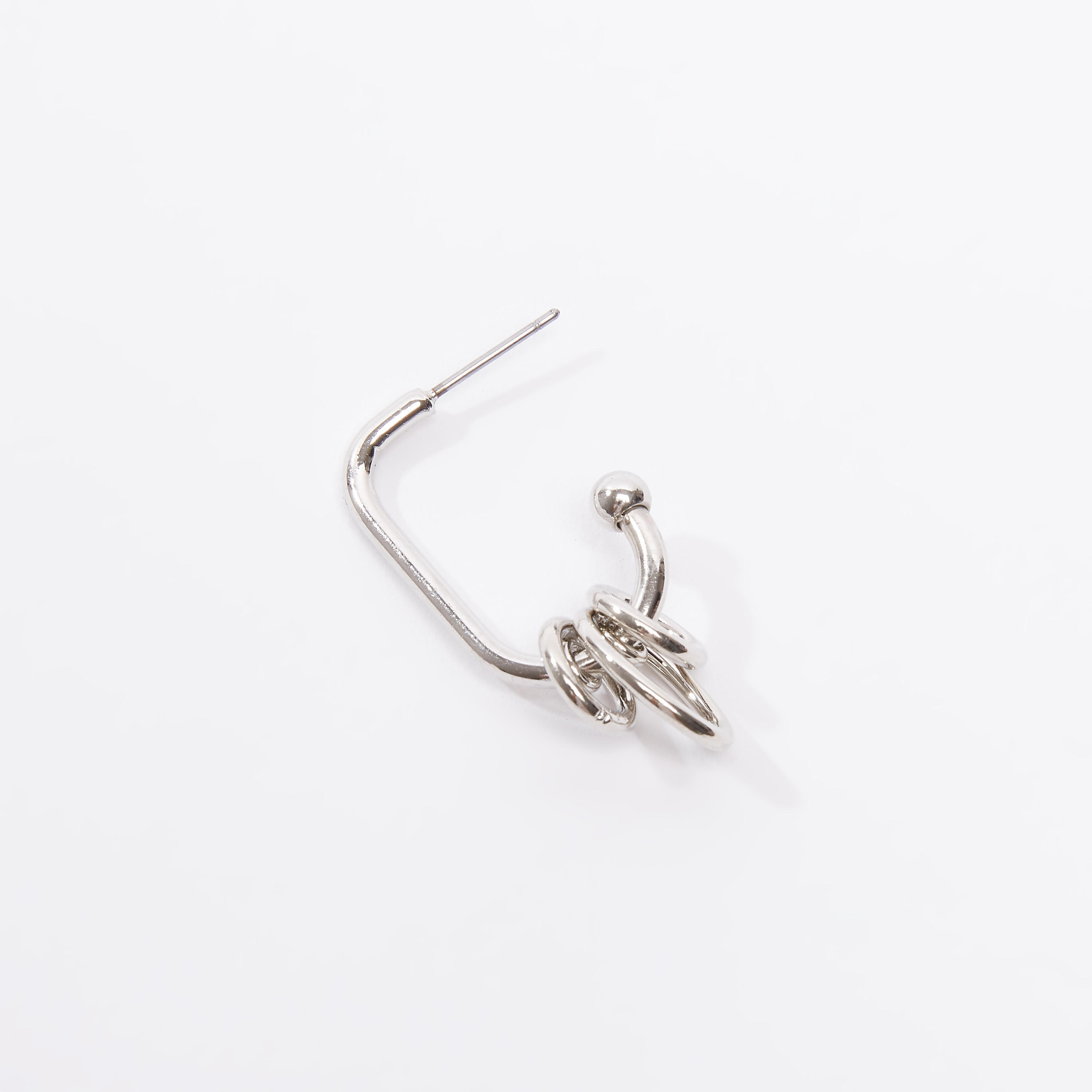 Metallic Earrings with Pushback Closure-women-clothingaccessories-novelties-image-1
