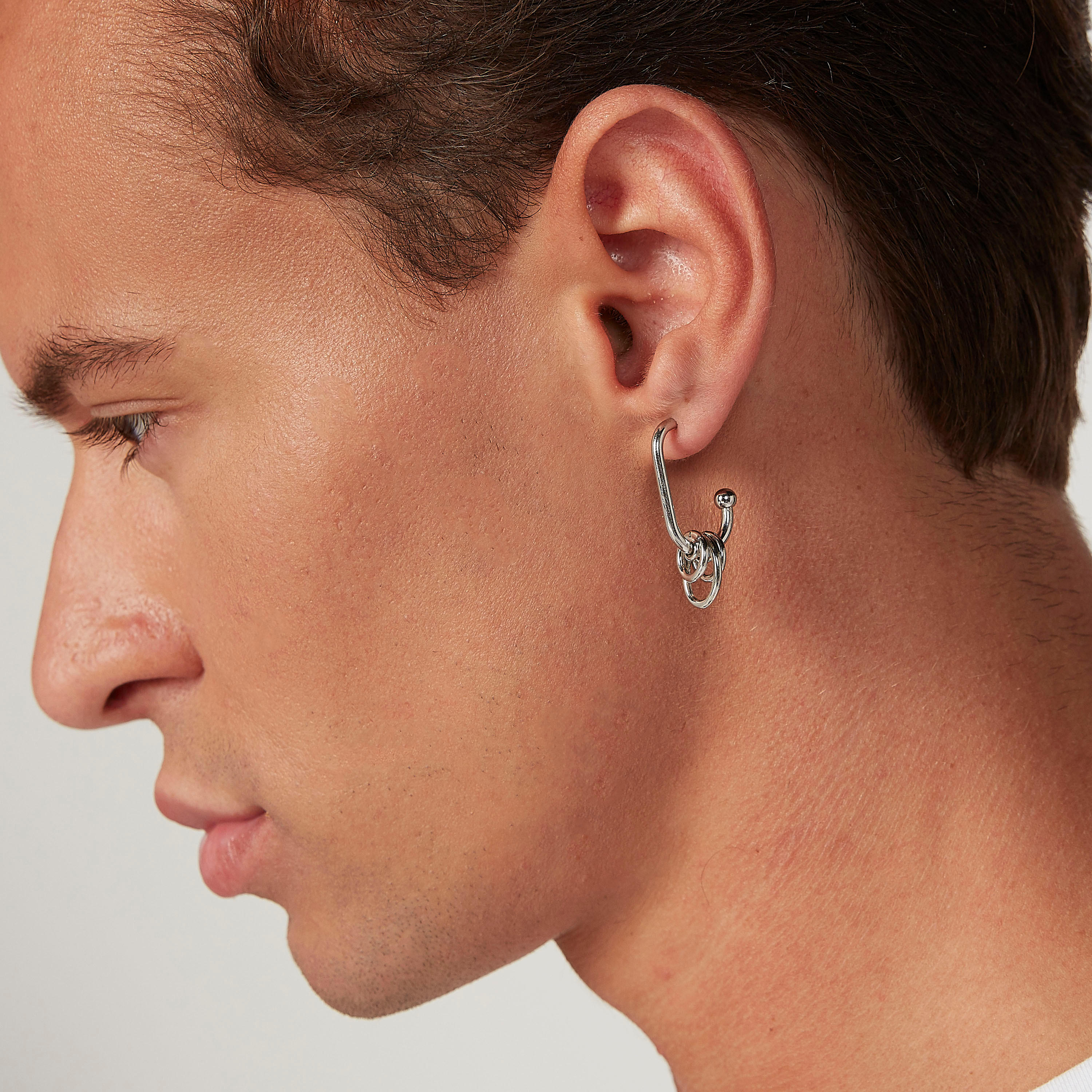 Metallic Earrings with Pushback Closure-women-clothingaccessories-novelties-image-2