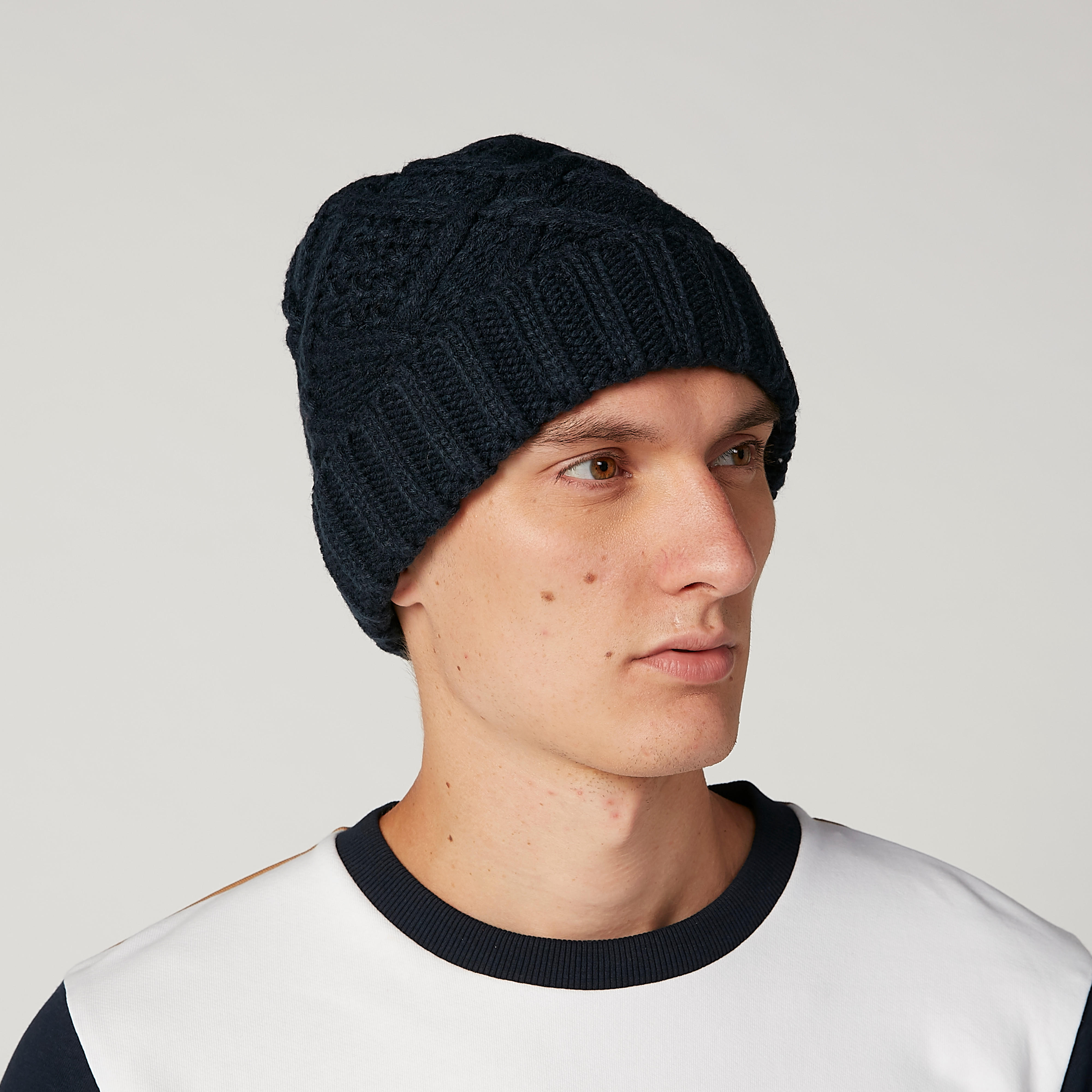 قبعة بيني بارزة الملمس-men-caps-image-2