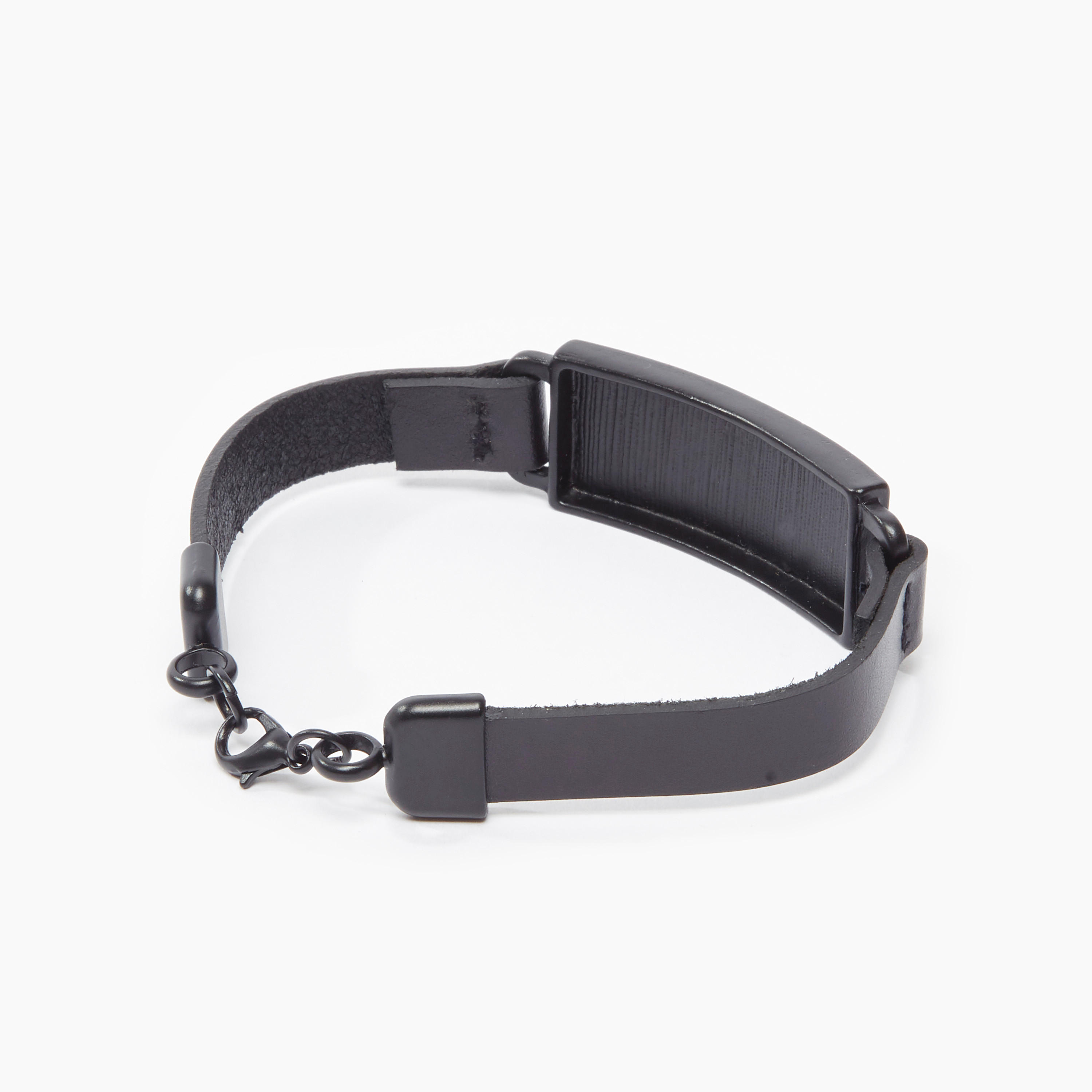 سوار بارز الملمس مع مشبك إغلاق-men-watchesandjewellery-bracelets-image-3