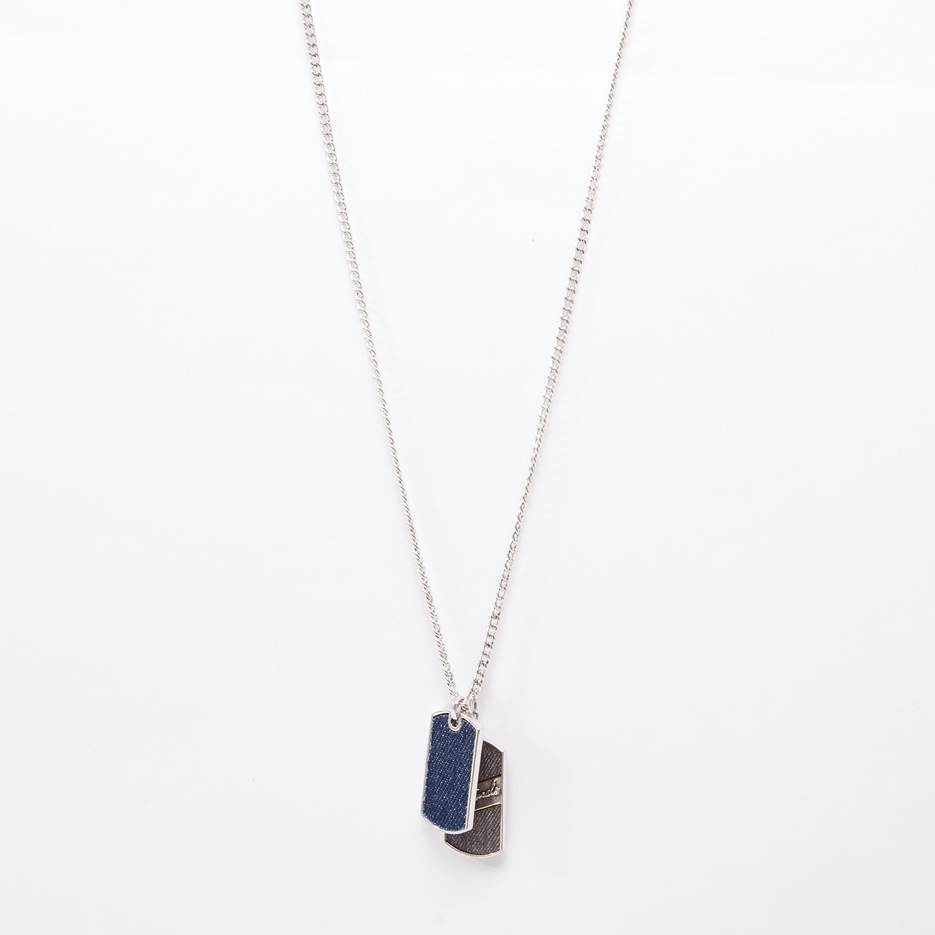 Metallic Pendant Necklace with Lobster Clasp-men-watchesandjewellery-necklacesandpendants-image-1
