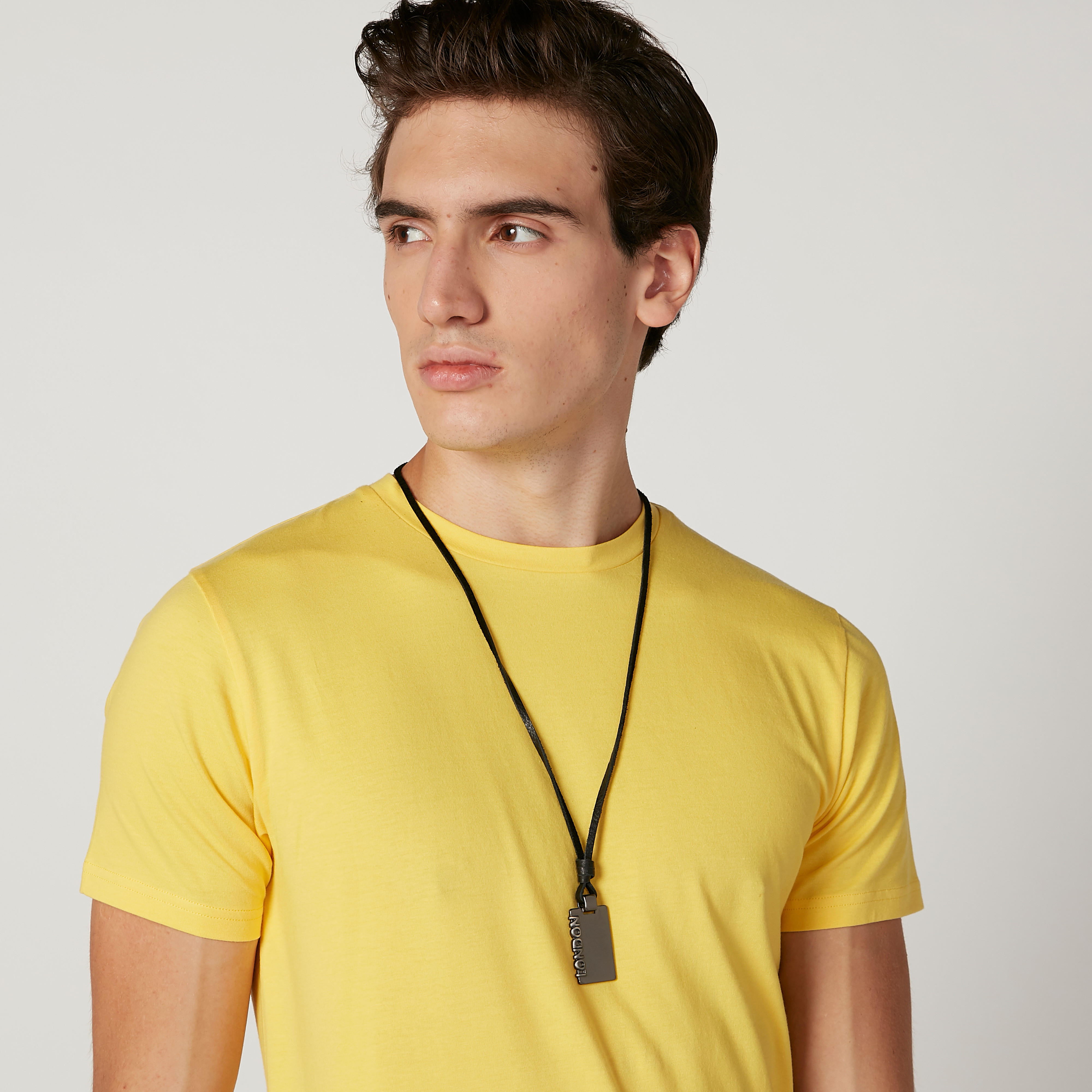 Metallic Pendant Necklace with Tie Ups-men-watchesandjewellery-necklacesandpendants-image-2