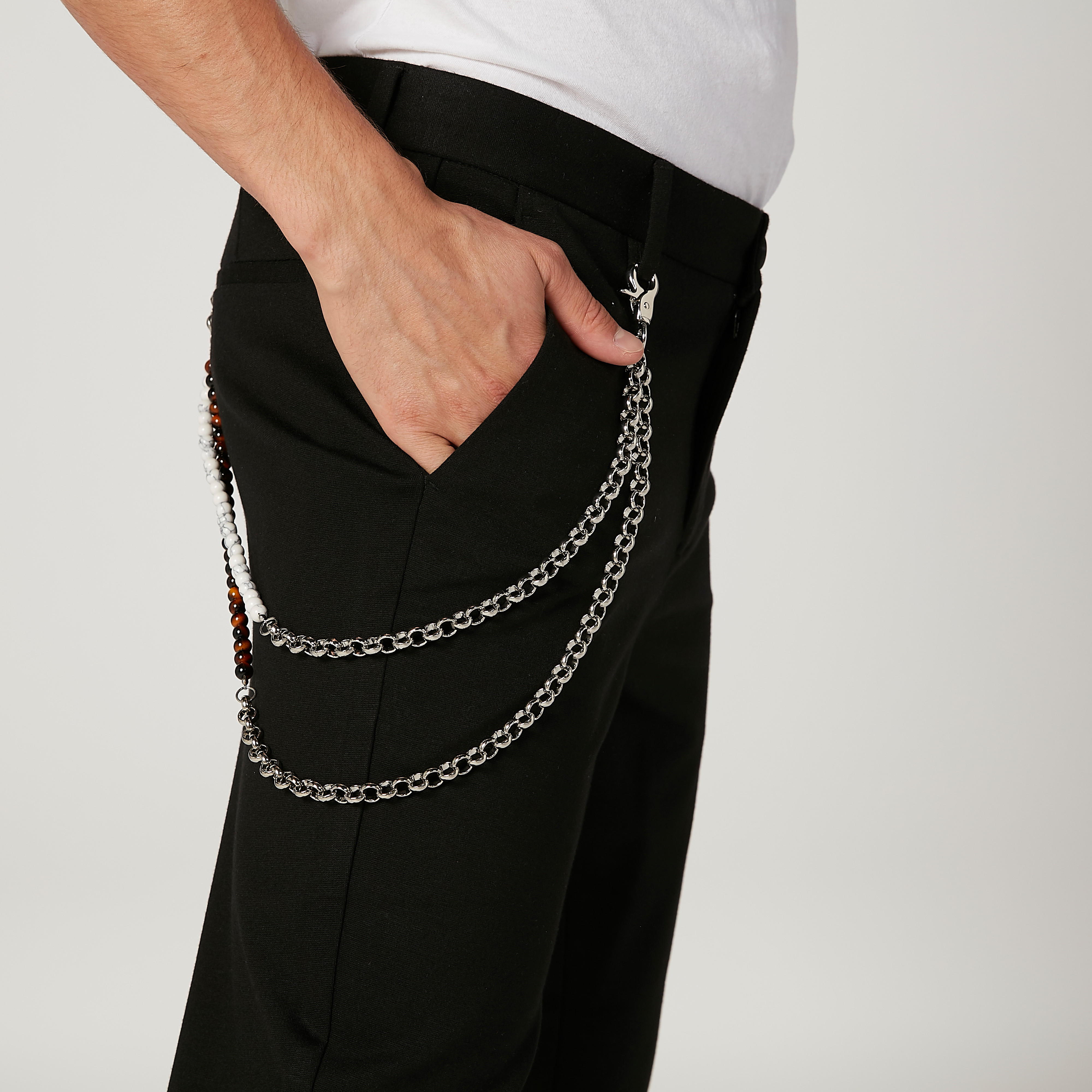 قلادة ميتاليك مزيّنة بالخرز بمشبك إغلاق-women-clothingaccessories-novelties-image-3