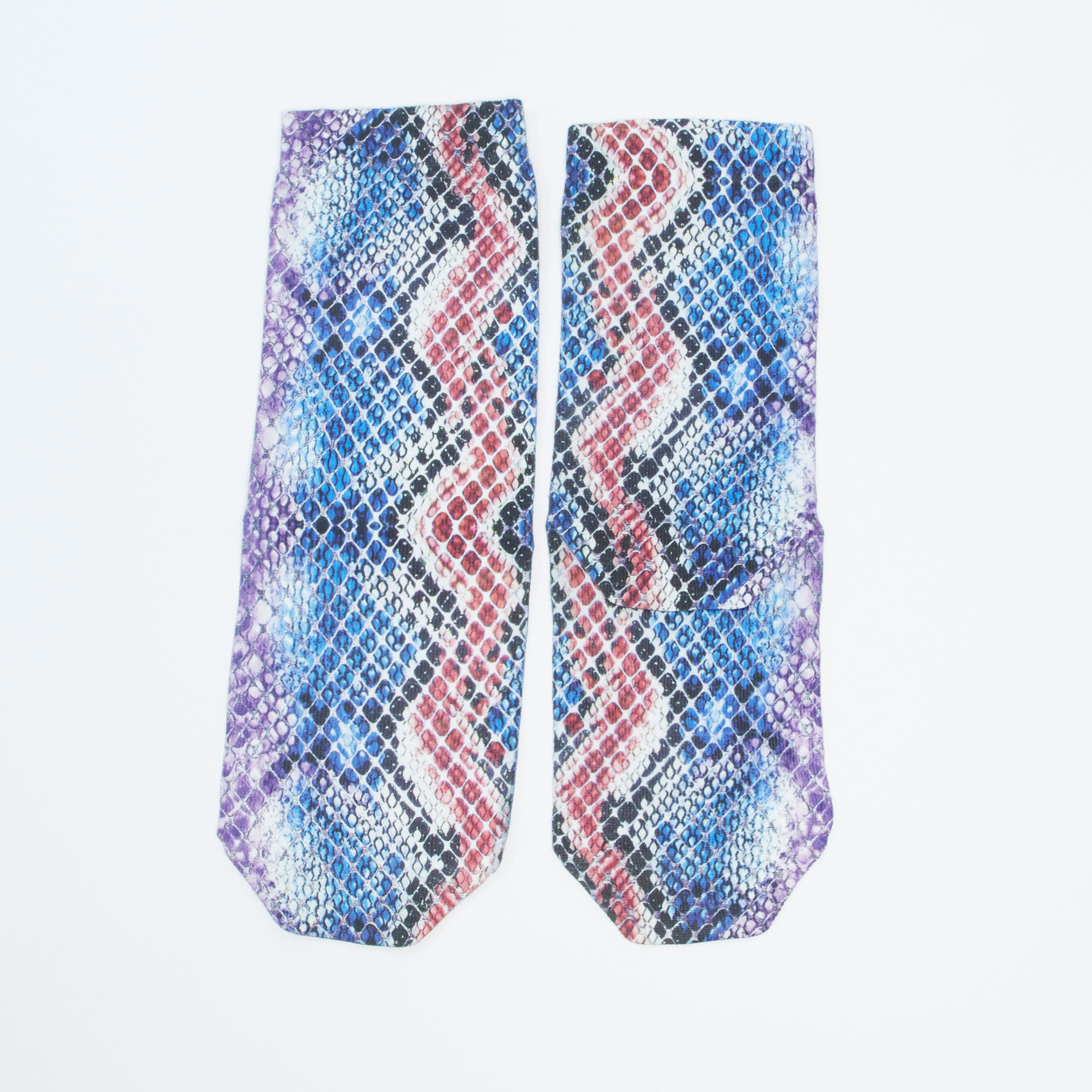 Printed Ankle Length Socks with Cuffed Hem-women-socksandstockings-image-3