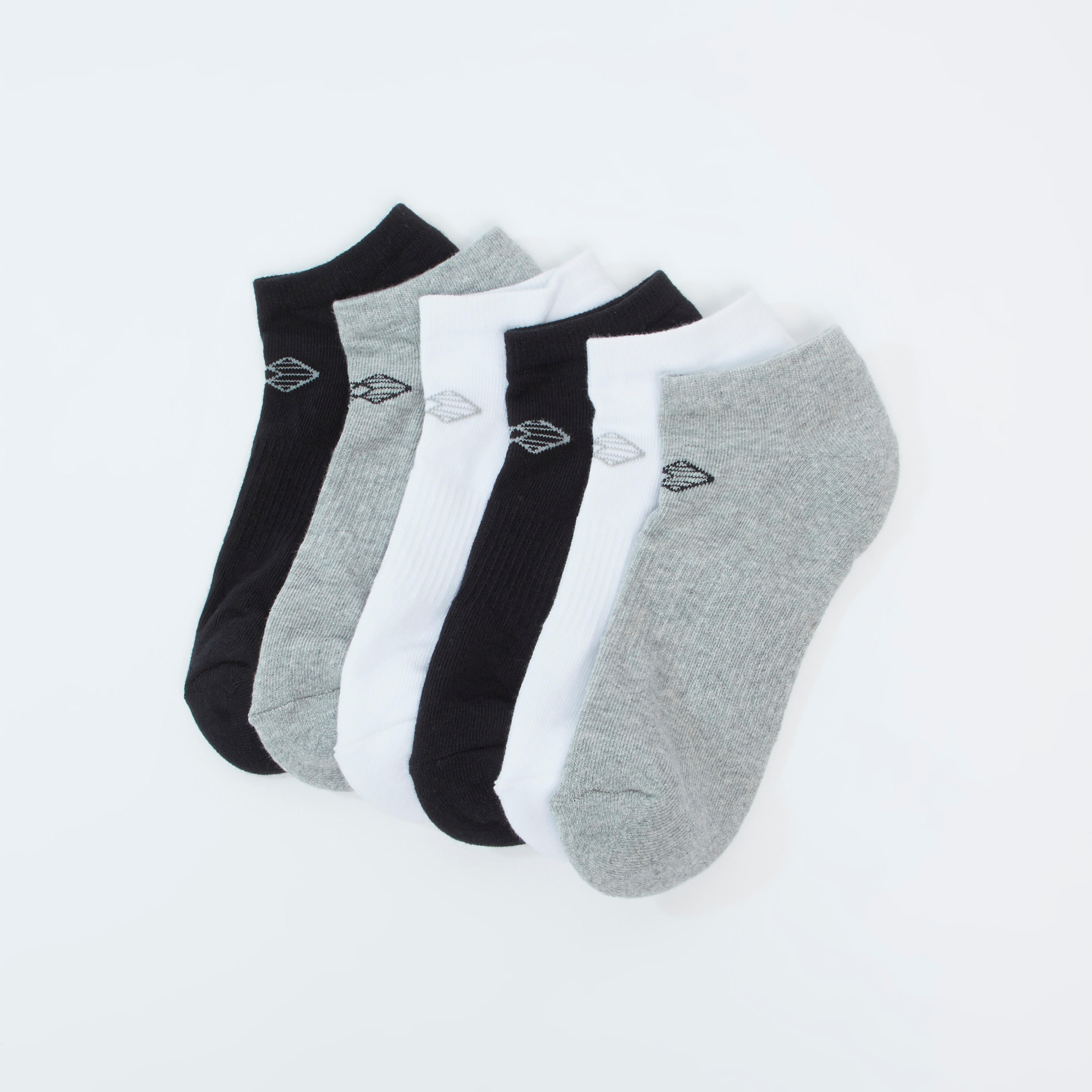 جوارب بطول الكاحل بحوّاف أساور وطبعات - طقم من 6 أزواج-women-socksandstockings-image-2