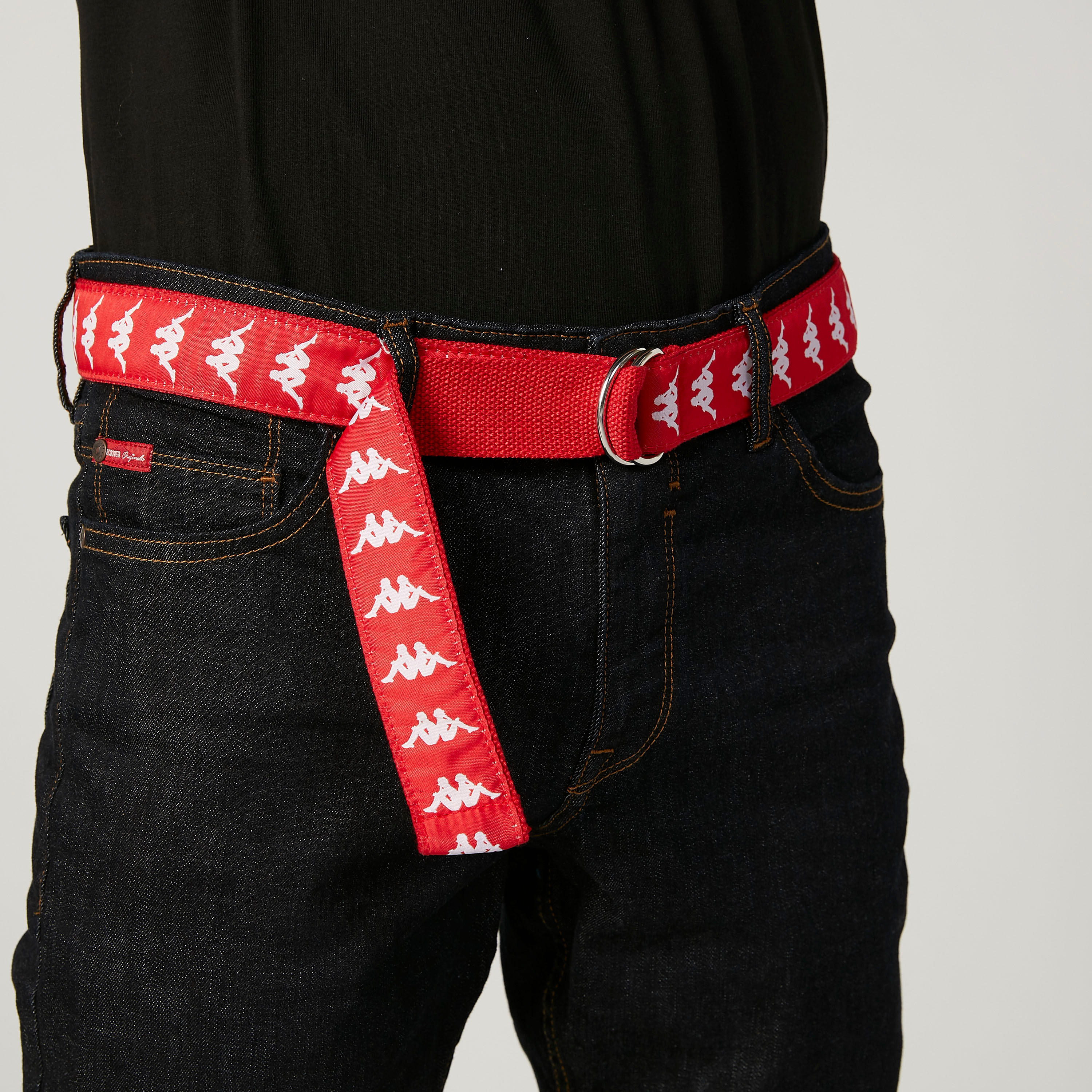 Kappa Printed Belt with D-Ring-men-beltsandwallets-belts-image-2