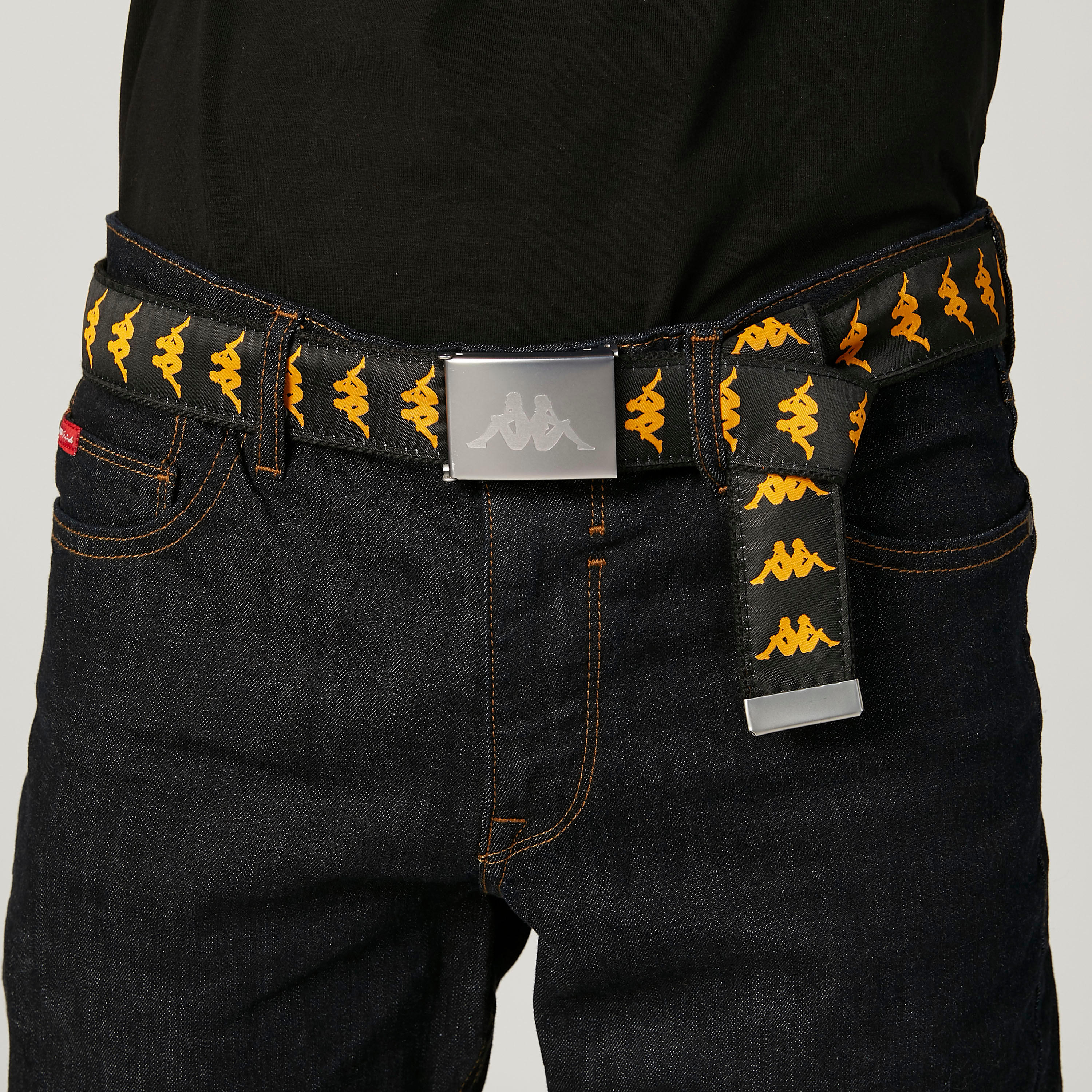 حزام بإبزيم إغلاق وطبعات من كابا-men-beltsandwallets-belts-image-2