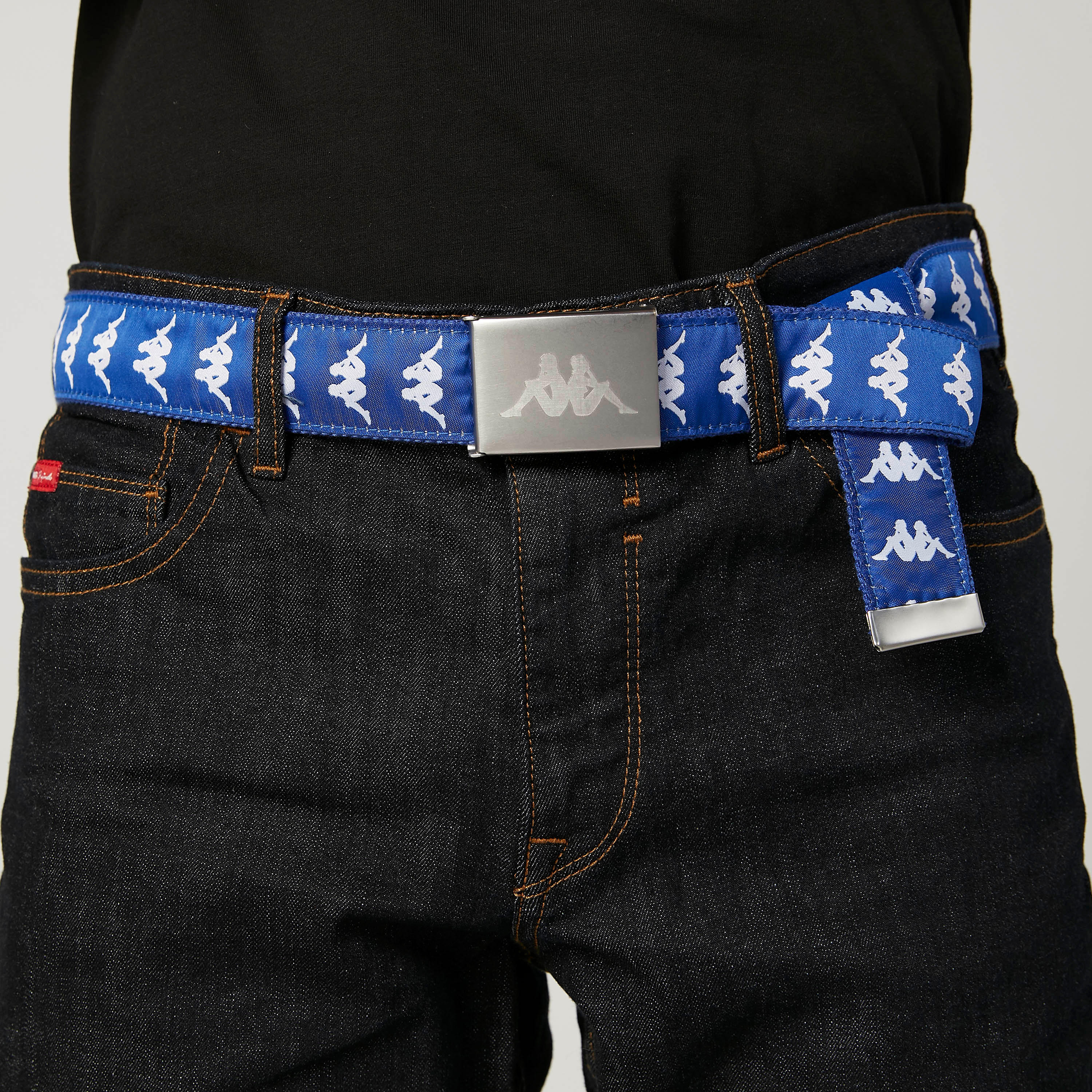 حزام بإبزيم إغلاق وطبعات من كابا-men-beltsandwallets-belts-image-2