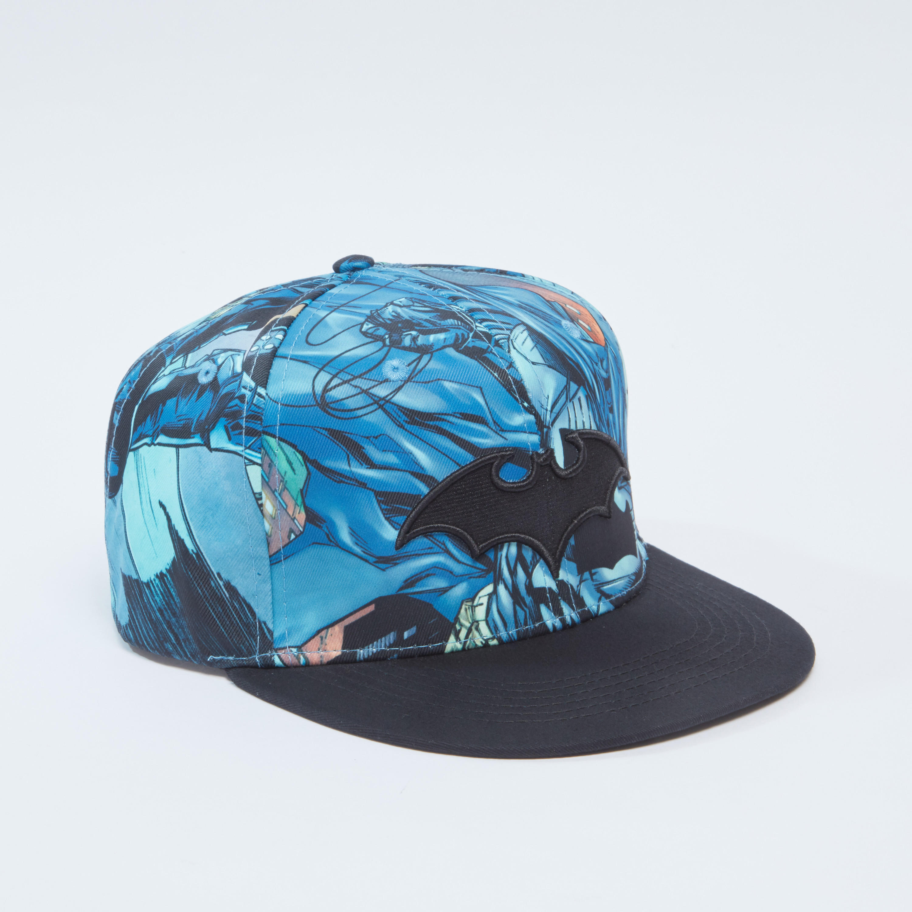 Batman Printed Cap with Snap Closure-men-caps-image-1