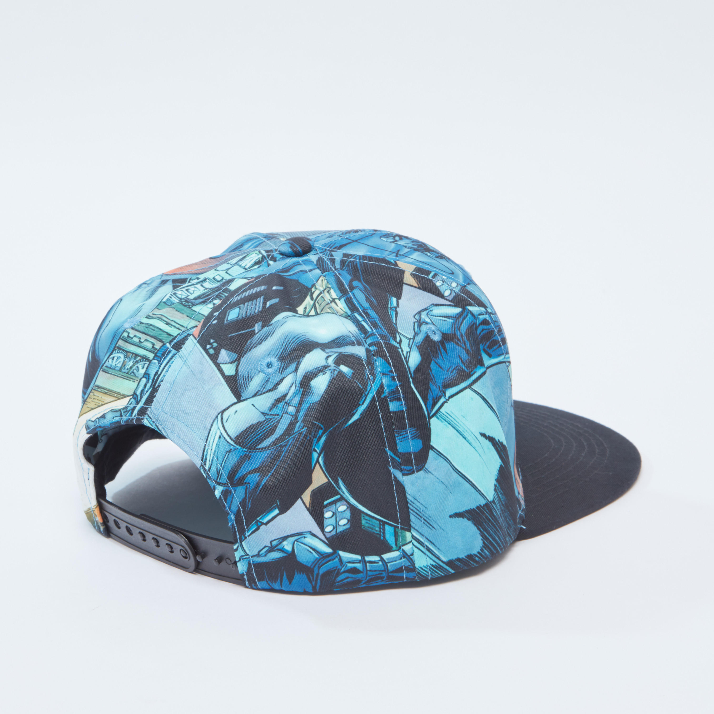 Batman Printed Cap with Snap Closure-men-caps-image-4