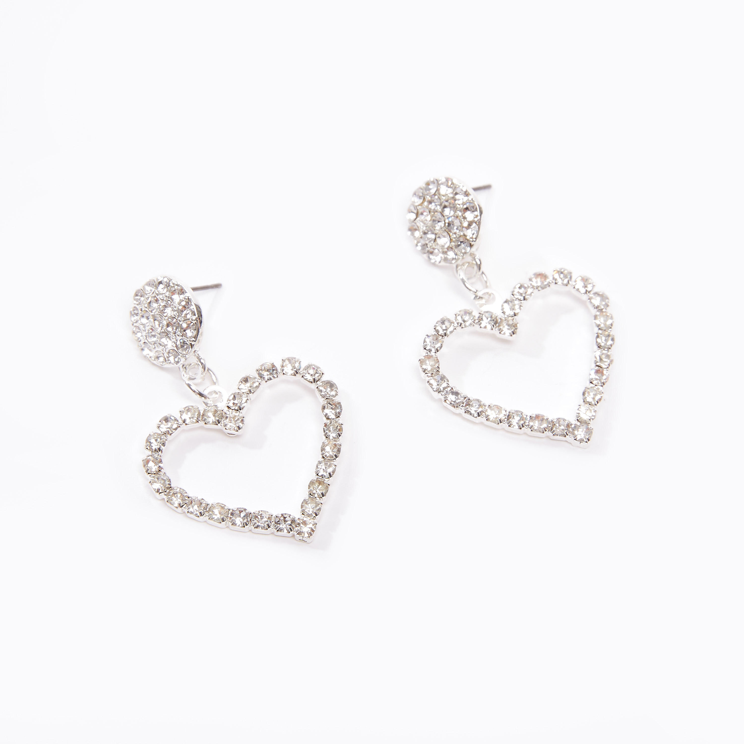 حلق بدلّاية مرصّعة ومكبس إغلاق-women-watchesandjewellery-jewellery-earrings-image-4