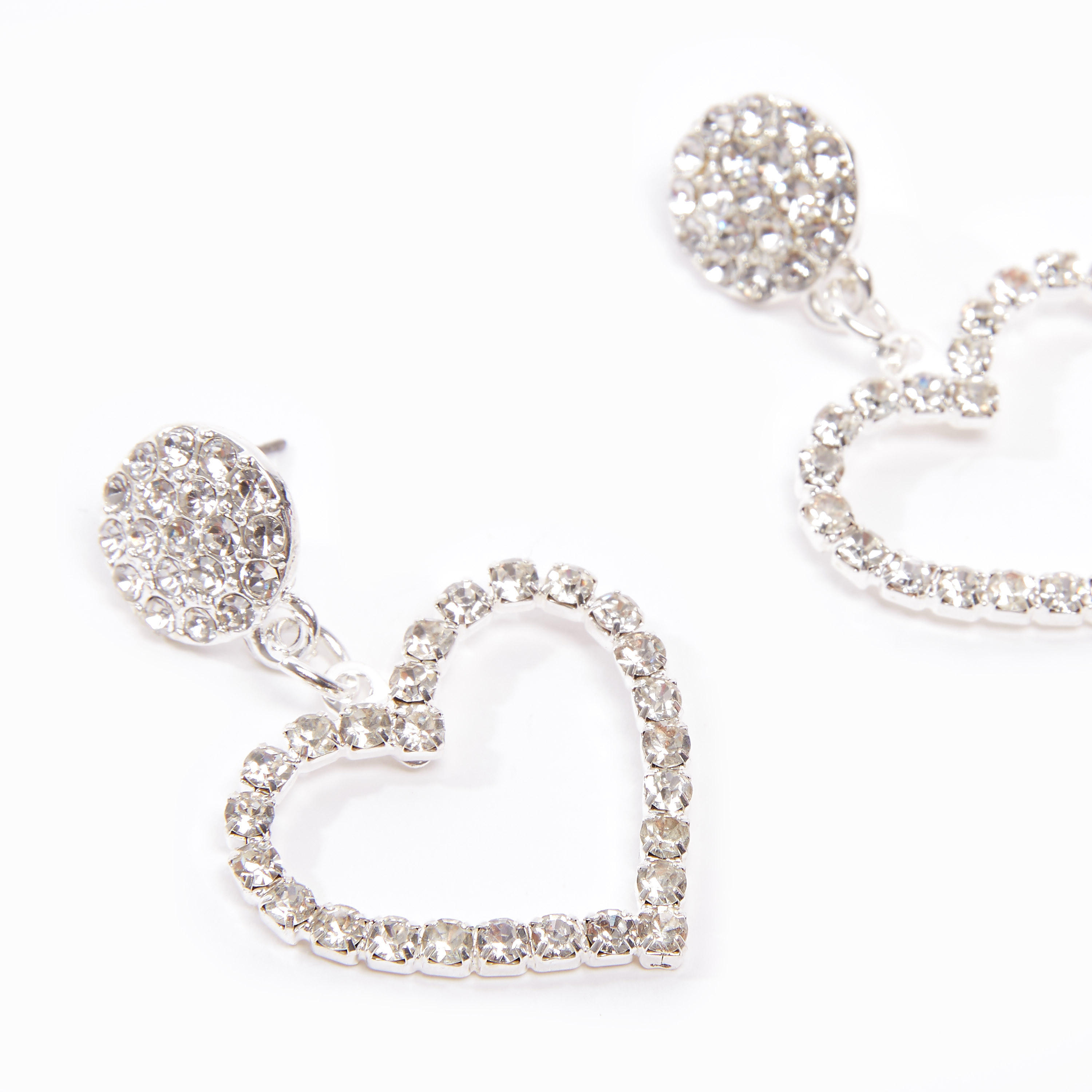 حلق بدلّاية مرصّعة ومكبس إغلاق-women-watchesandjewellery-jewellery-earrings-image-2