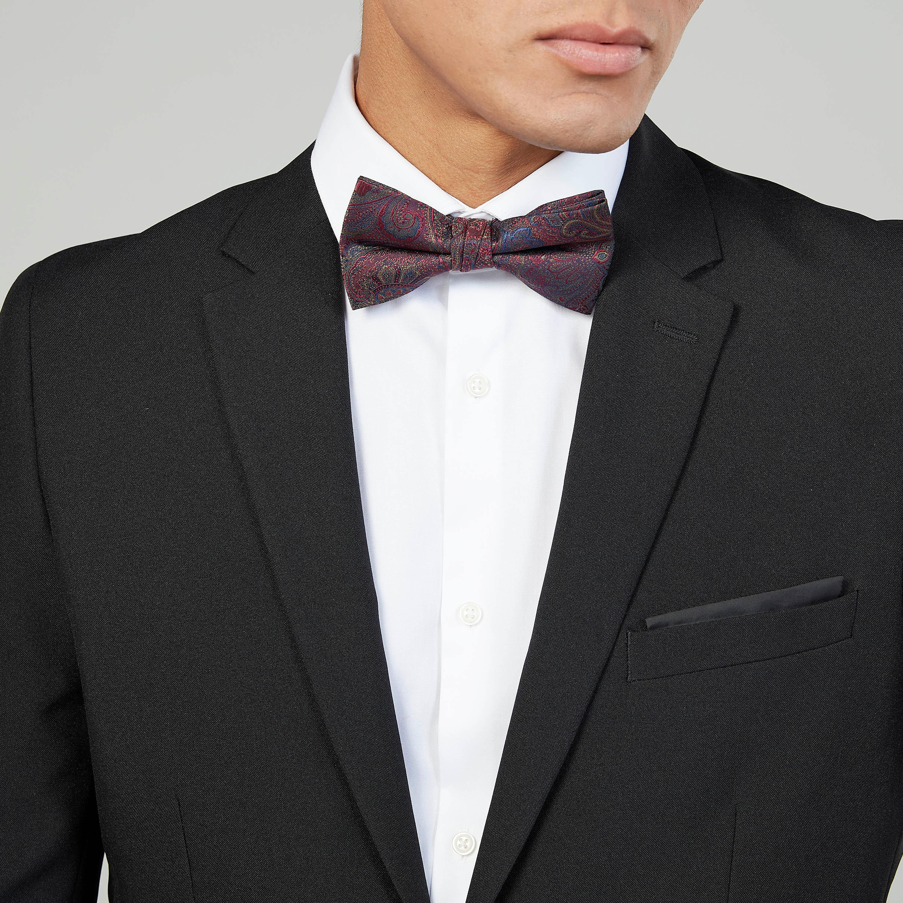 Printed Bow Tie with Pocket Square-men-tiesandcufflinks-pocketsquares-image-2