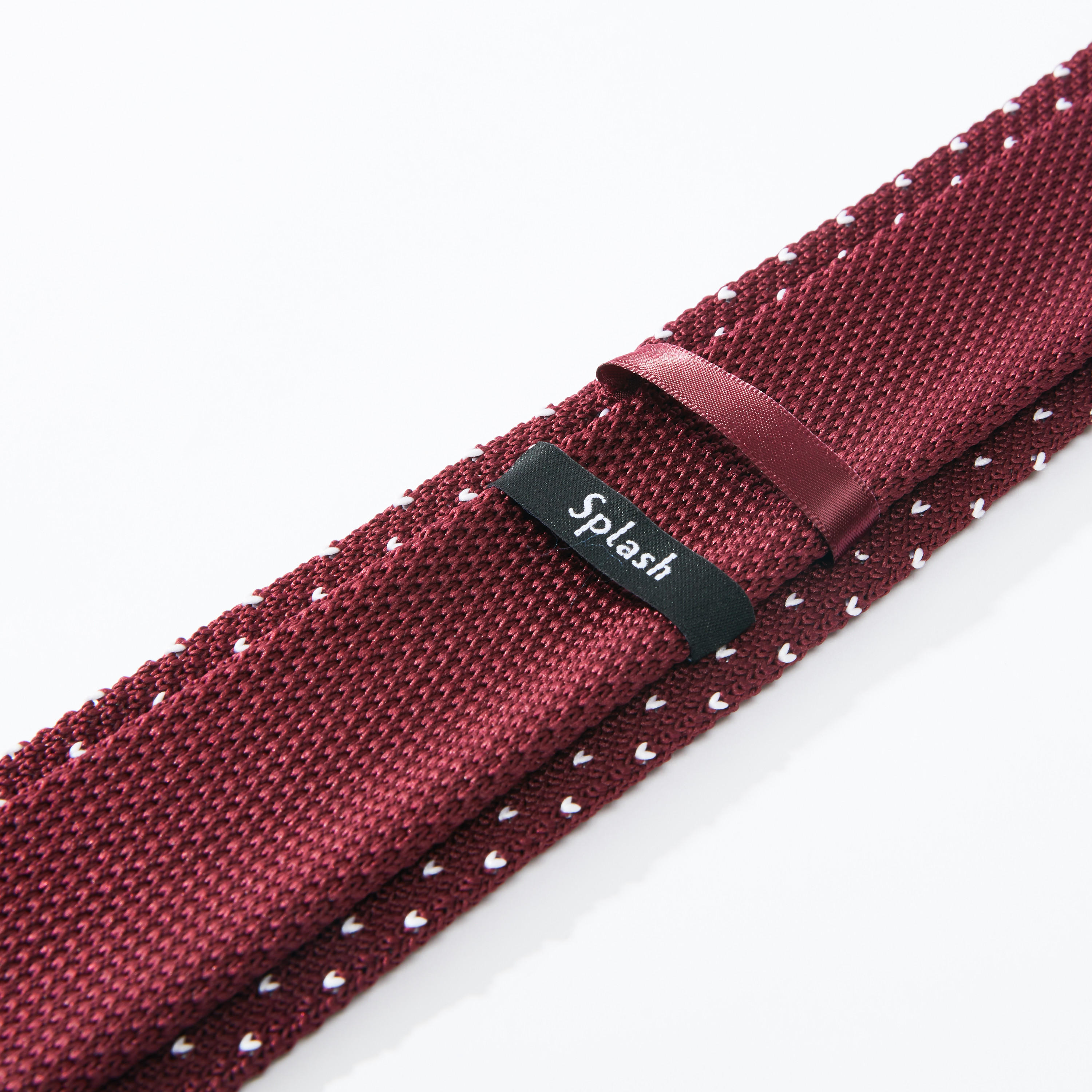 Textured Necktie with Keeper Loop-men-tiesandcufflinks-pocketsquares-image-3