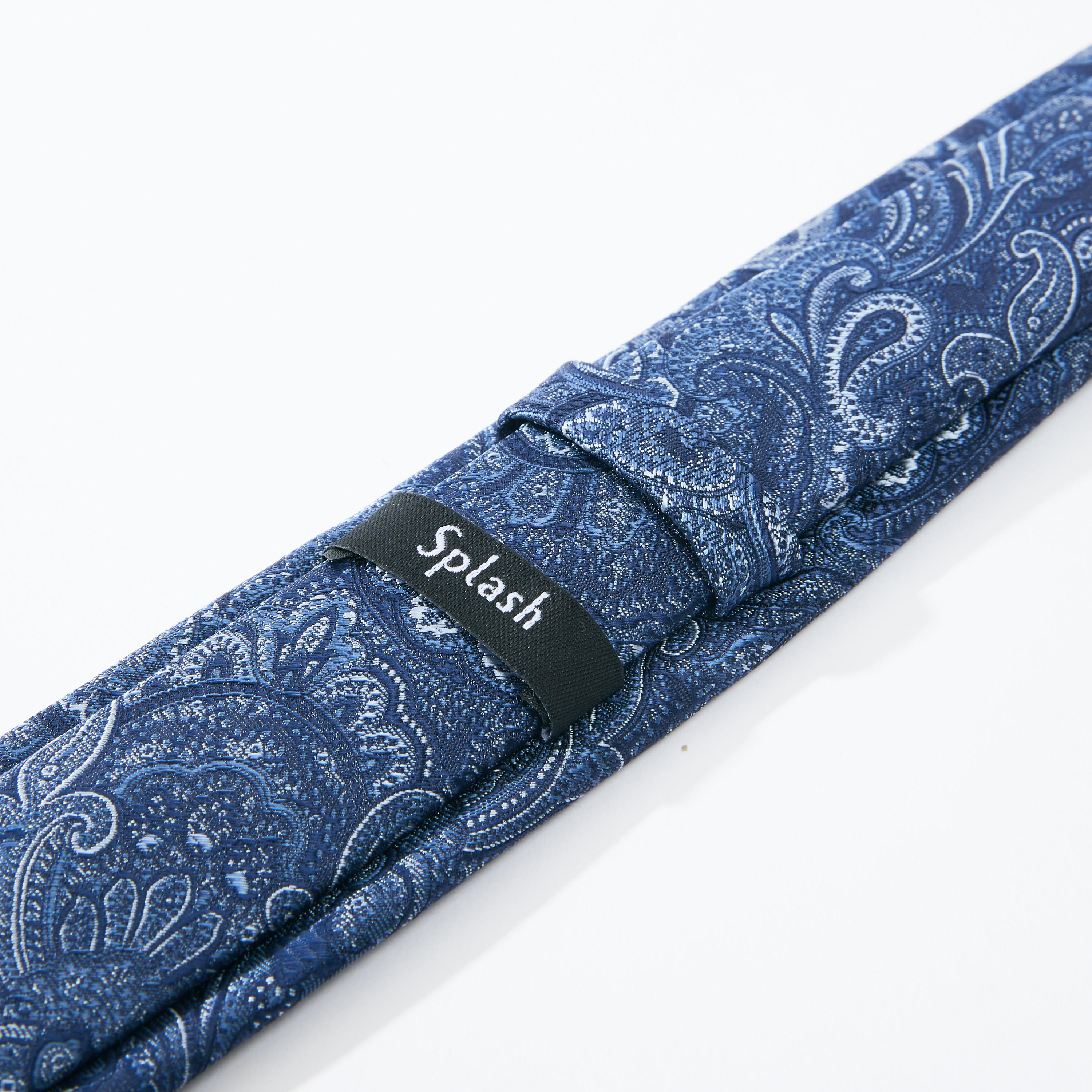 Textured Regular Necktie with Keeper Loop-men-tiesandcufflinks-pocketsquares-image-3
