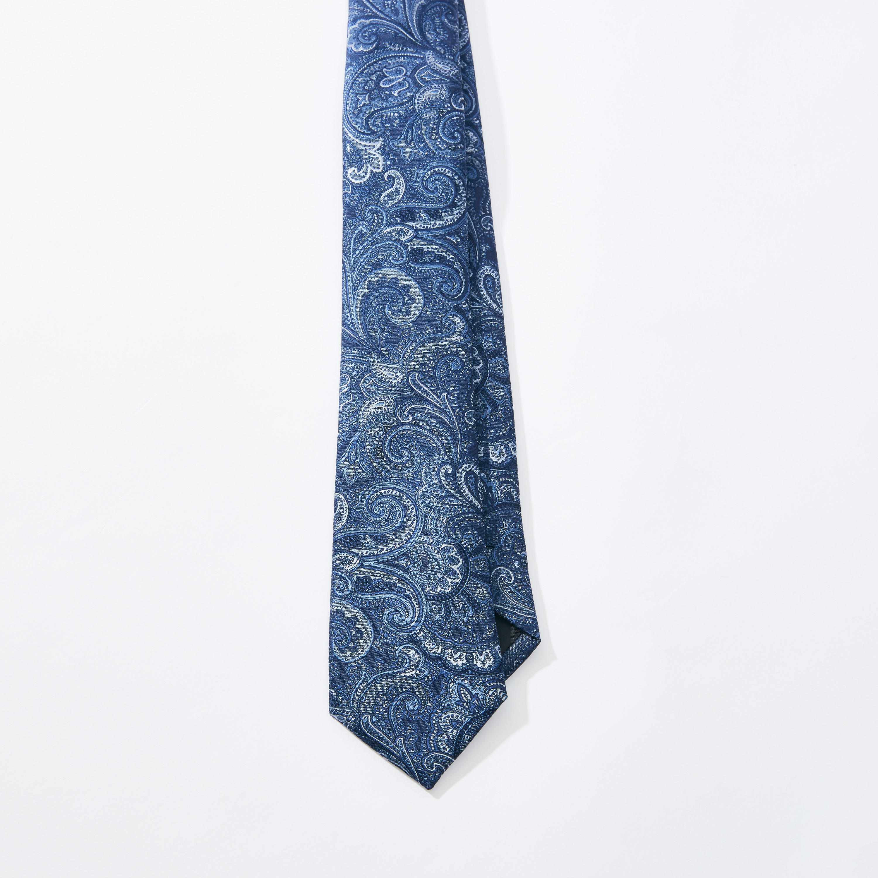Textured Regular Necktie with Keeper Loop-men-tiesandcufflinks-pocketsquares-image-4