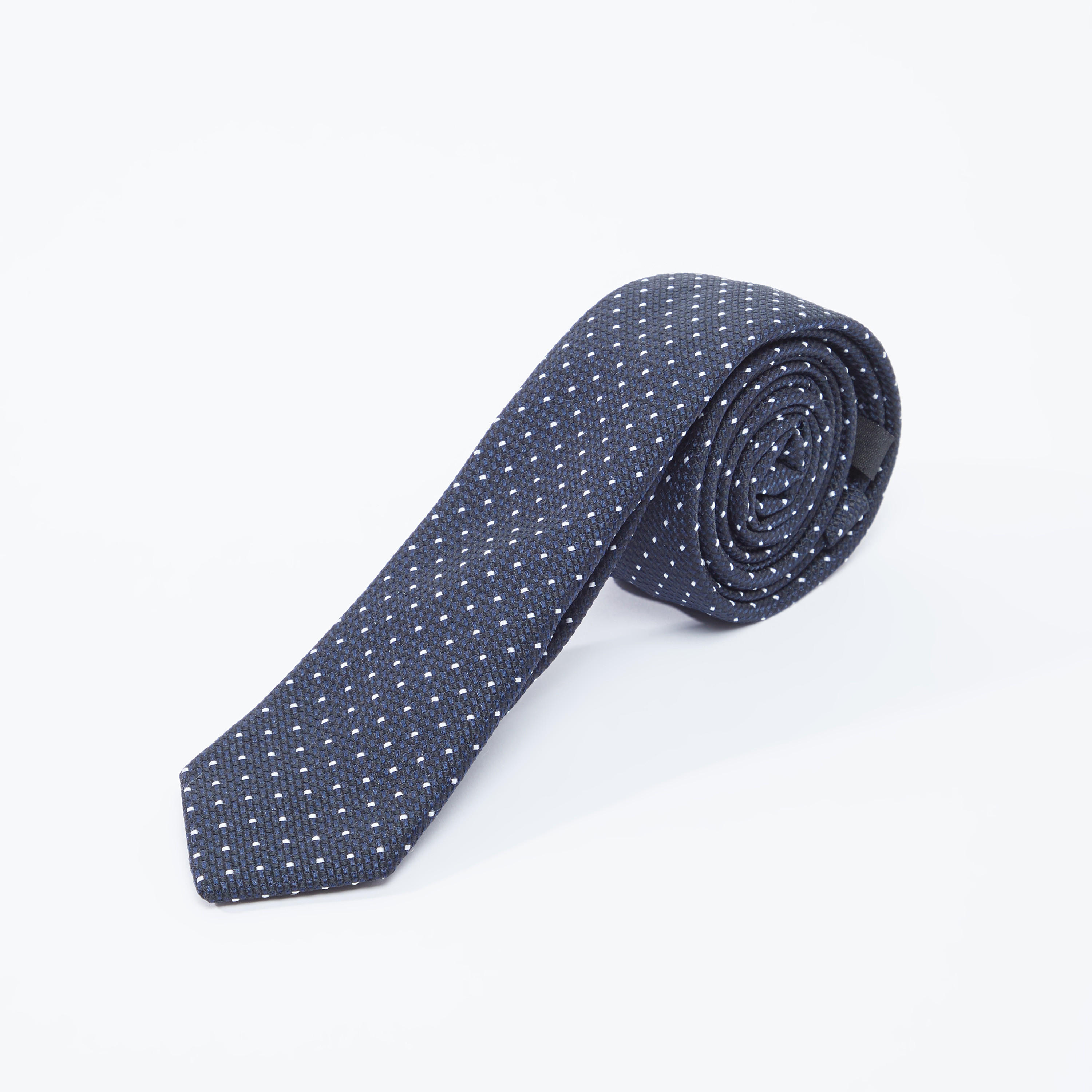 ربطة عنق عادية بارزة الملمس بمشبك تثبيت-men-tiesandcufflinks-pocketsquares-image-4