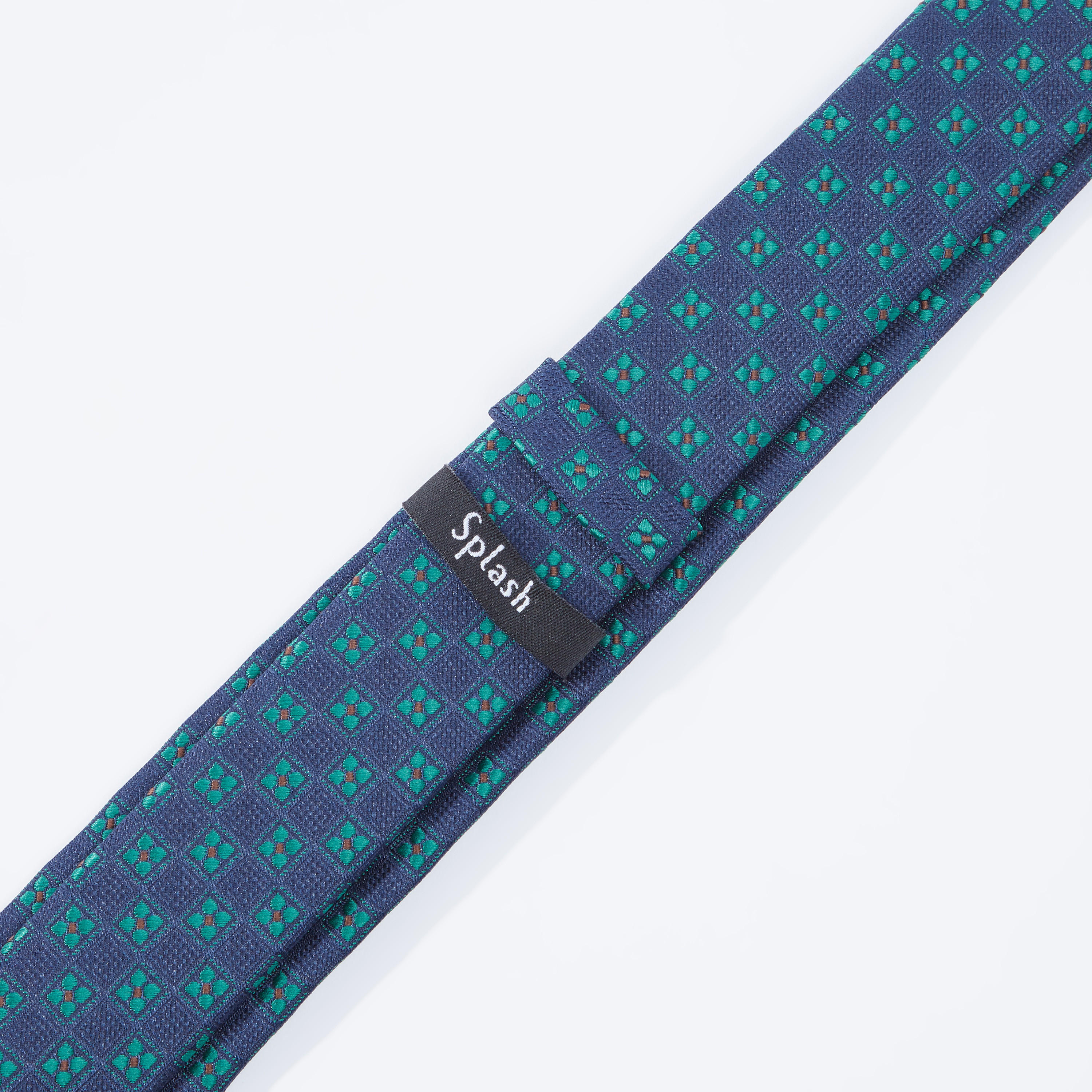 Textured Regular Necktie with Keeper Loop-men-tiesandcufflinks-pocketsquares-image-3