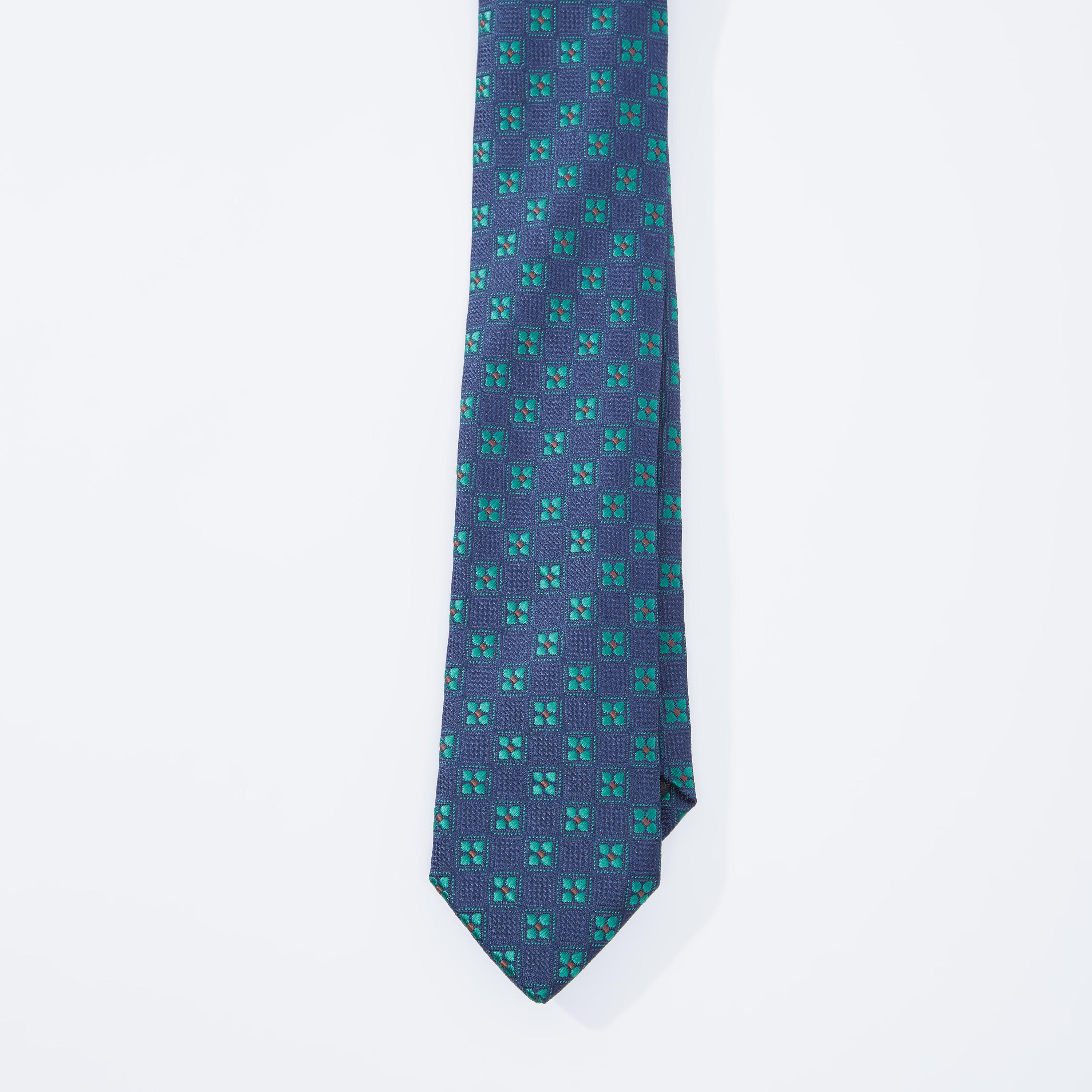 Textured Regular Necktie with Keeper Loop-men-tiesandcufflinks-pocketsquares-image-4