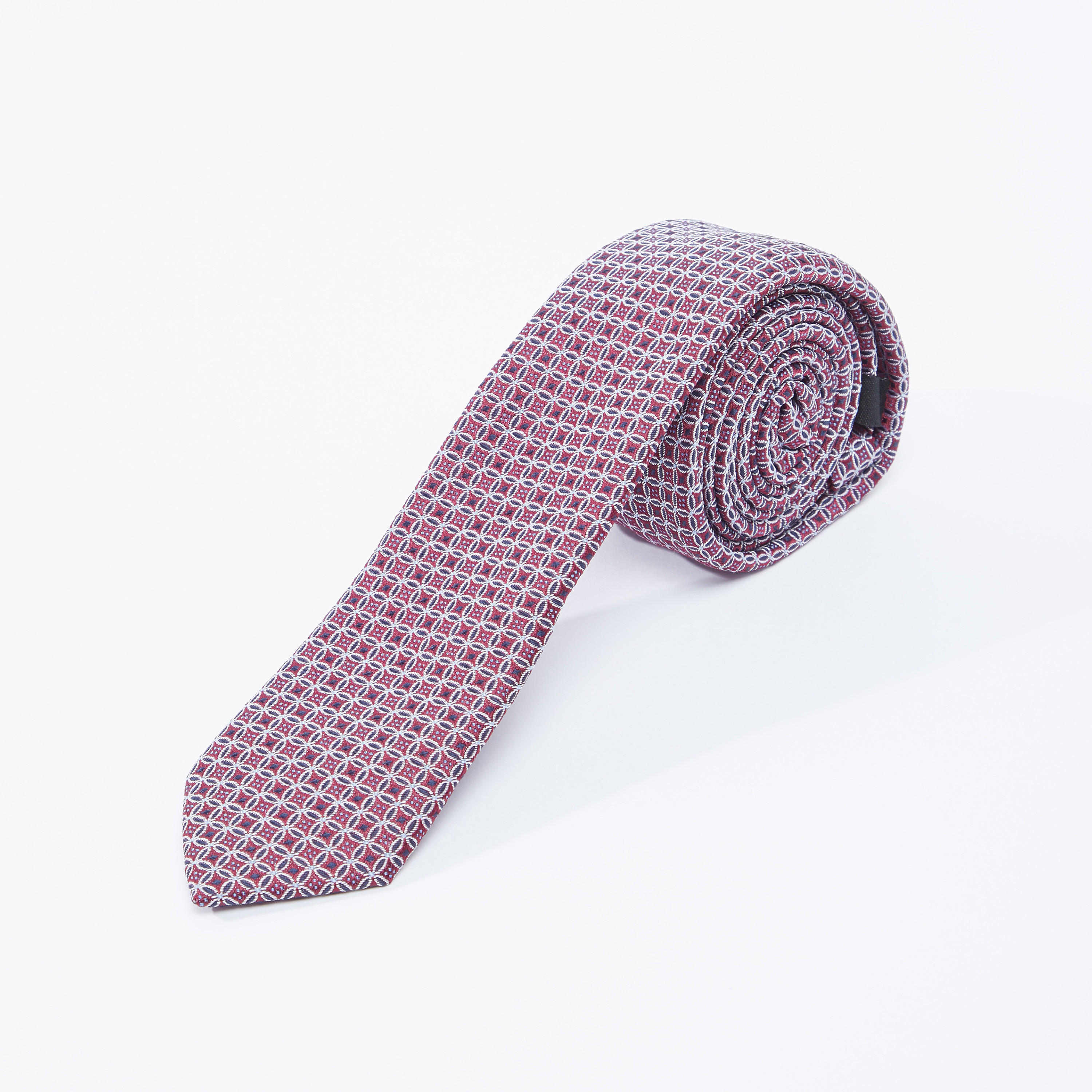 ربطة عنق عادية بحلقة تثبيت وطبعات-men-tiesandcufflinks-pocketsquares-image-4