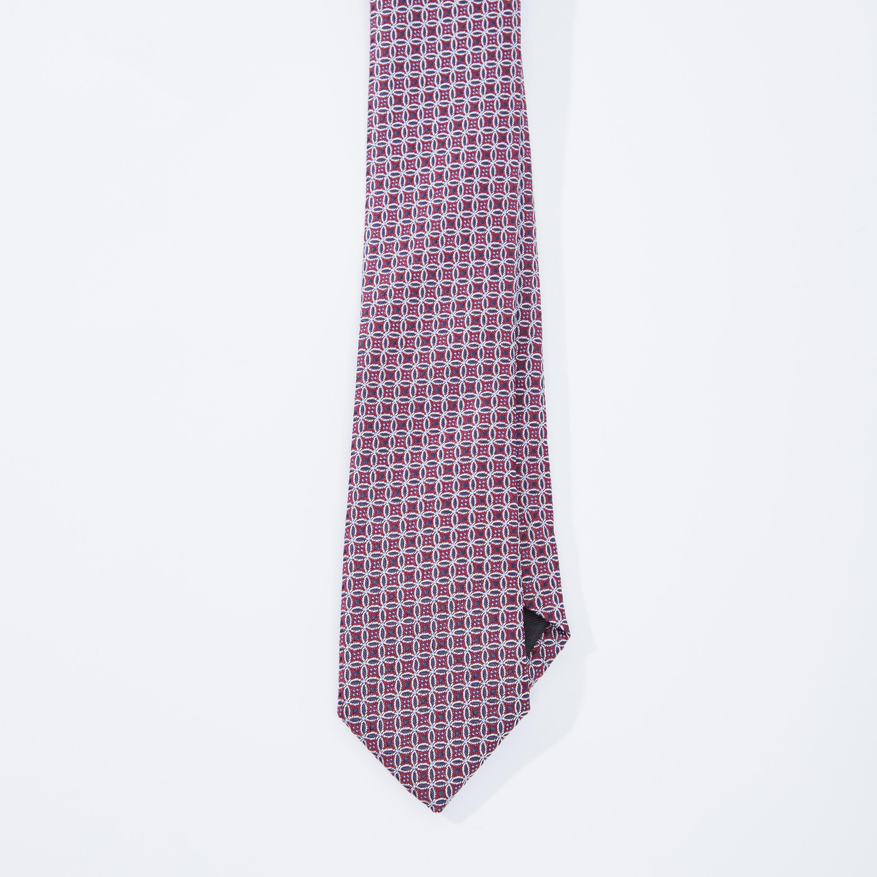 ربطة عنق عادية بحلقة تثبيت وطبعات-men-tiesandcufflinks-pocketsquares-image-1