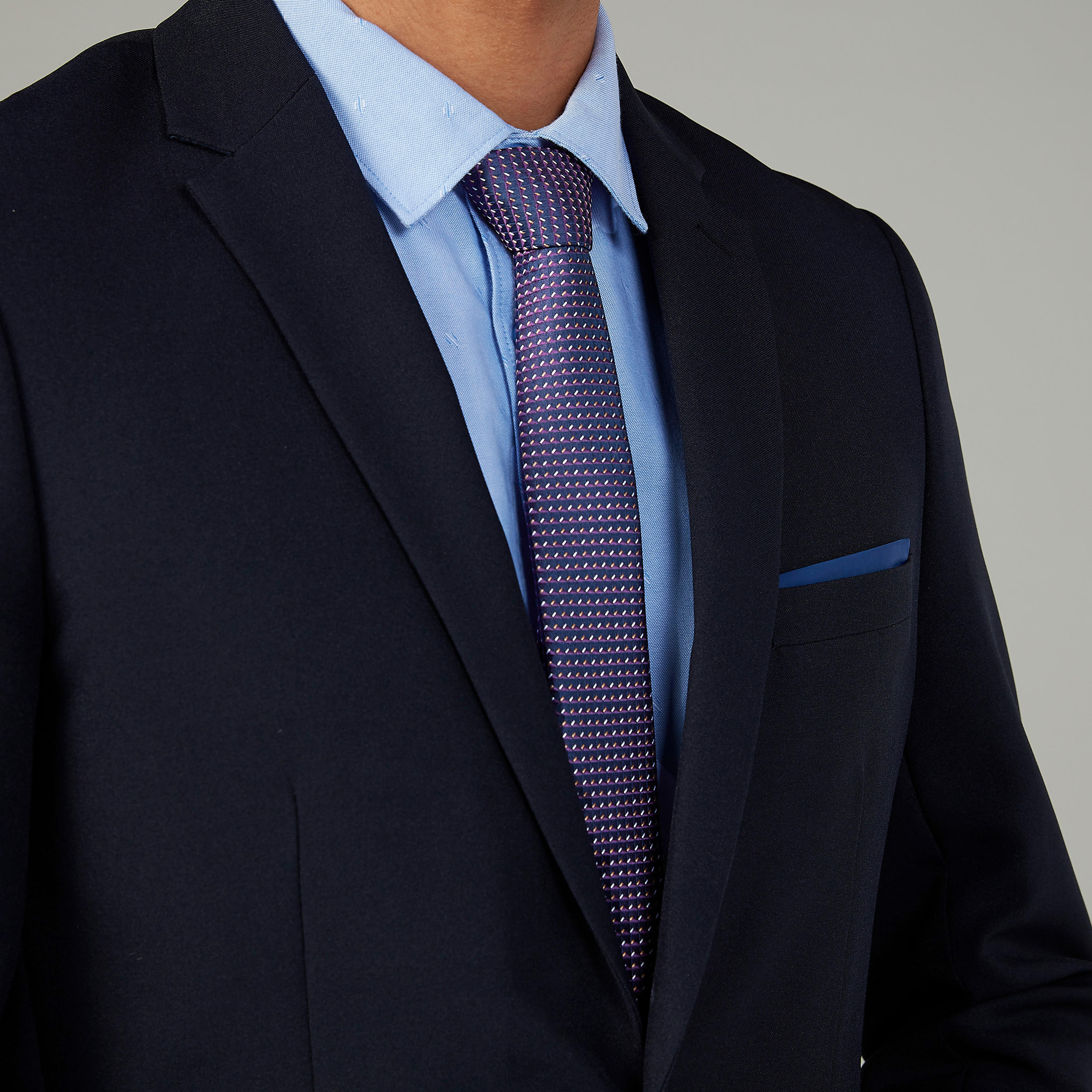Printed Regular Necktie with Keeper Loop-men-tiesandcufflinks-pocketsquares-image-2