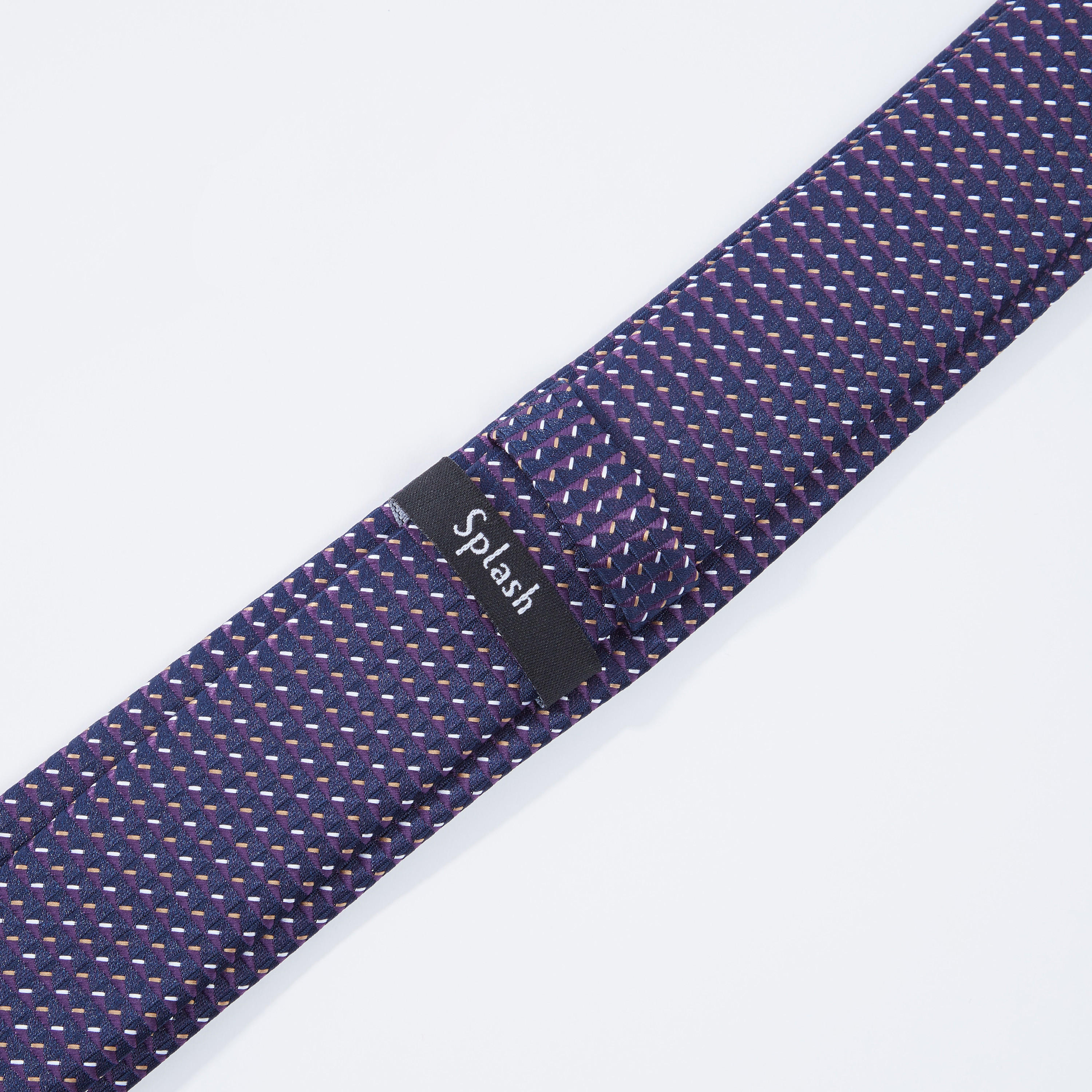 Printed Regular Necktie with Keeper Loop-men-tiesandcufflinks-pocketsquares-image-3