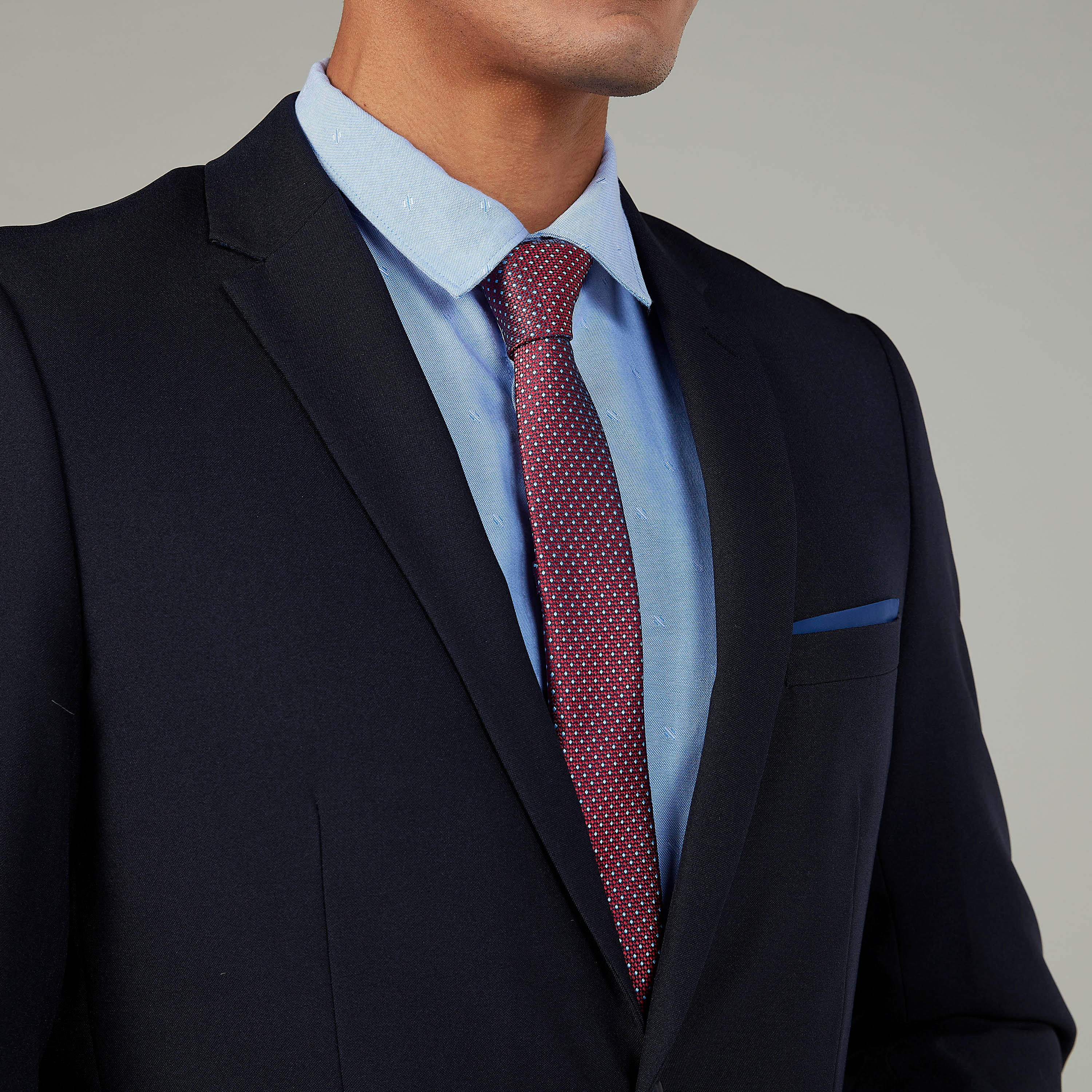Printed Regular Necktie with Keeper Loop-men-tiesandcufflinks-pocketsquares-image-2