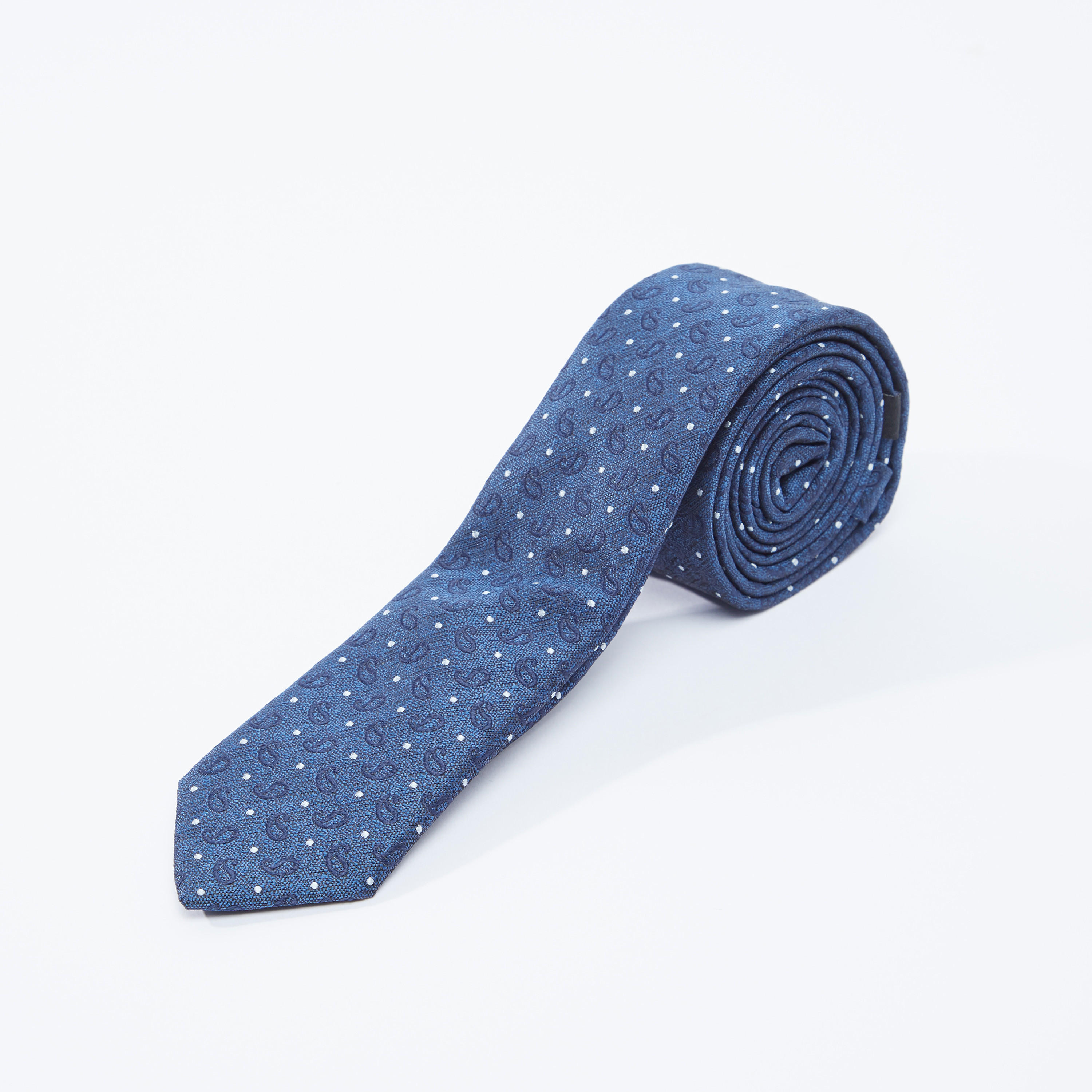 ربطة عنق عادية بحلقة تثبيت وطبعات-men-tiesandcufflinks-pocketsquares-image-4