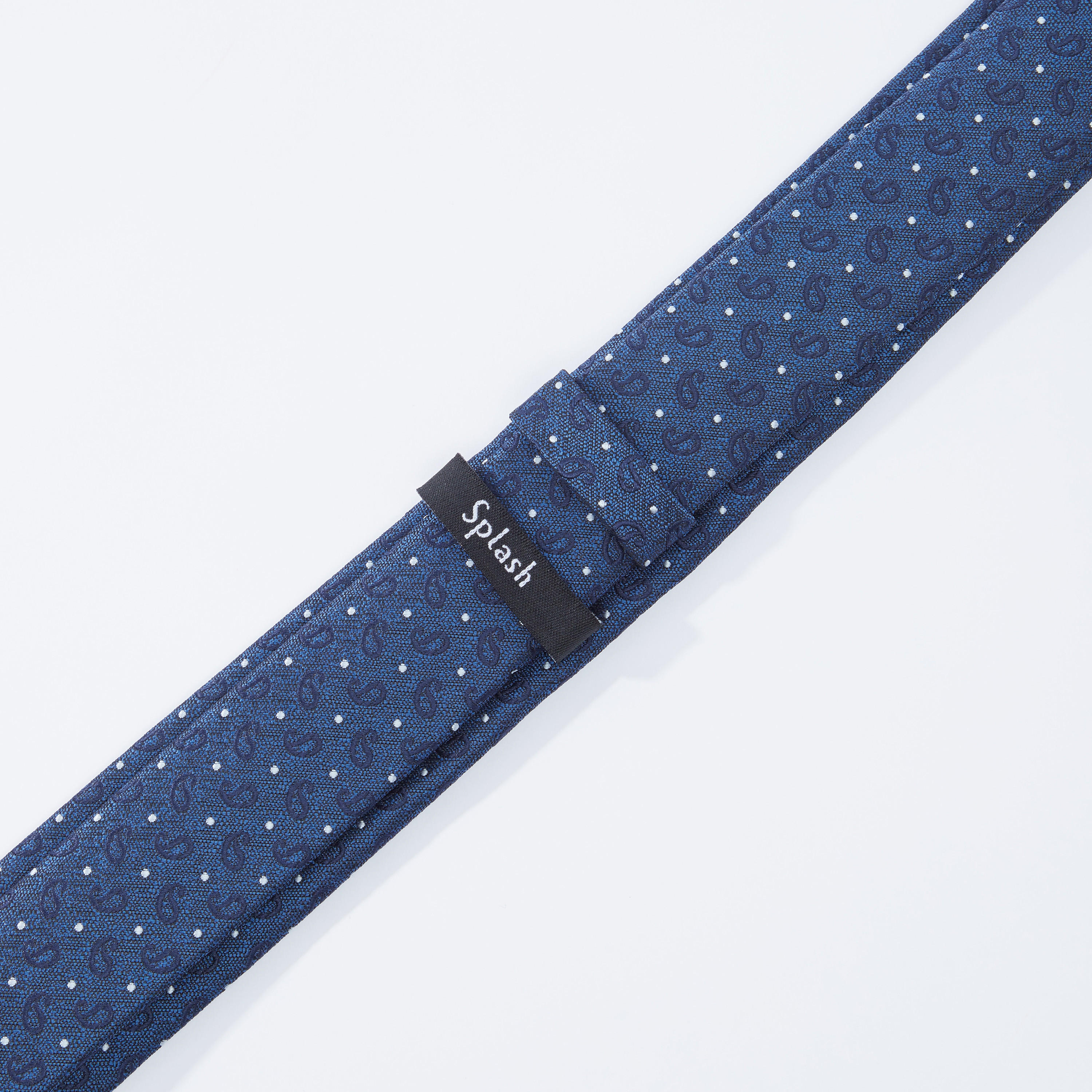 ربطة عنق عادية بحلقة تثبيت وطبعات-men-tiesandcufflinks-pocketsquares-image-2