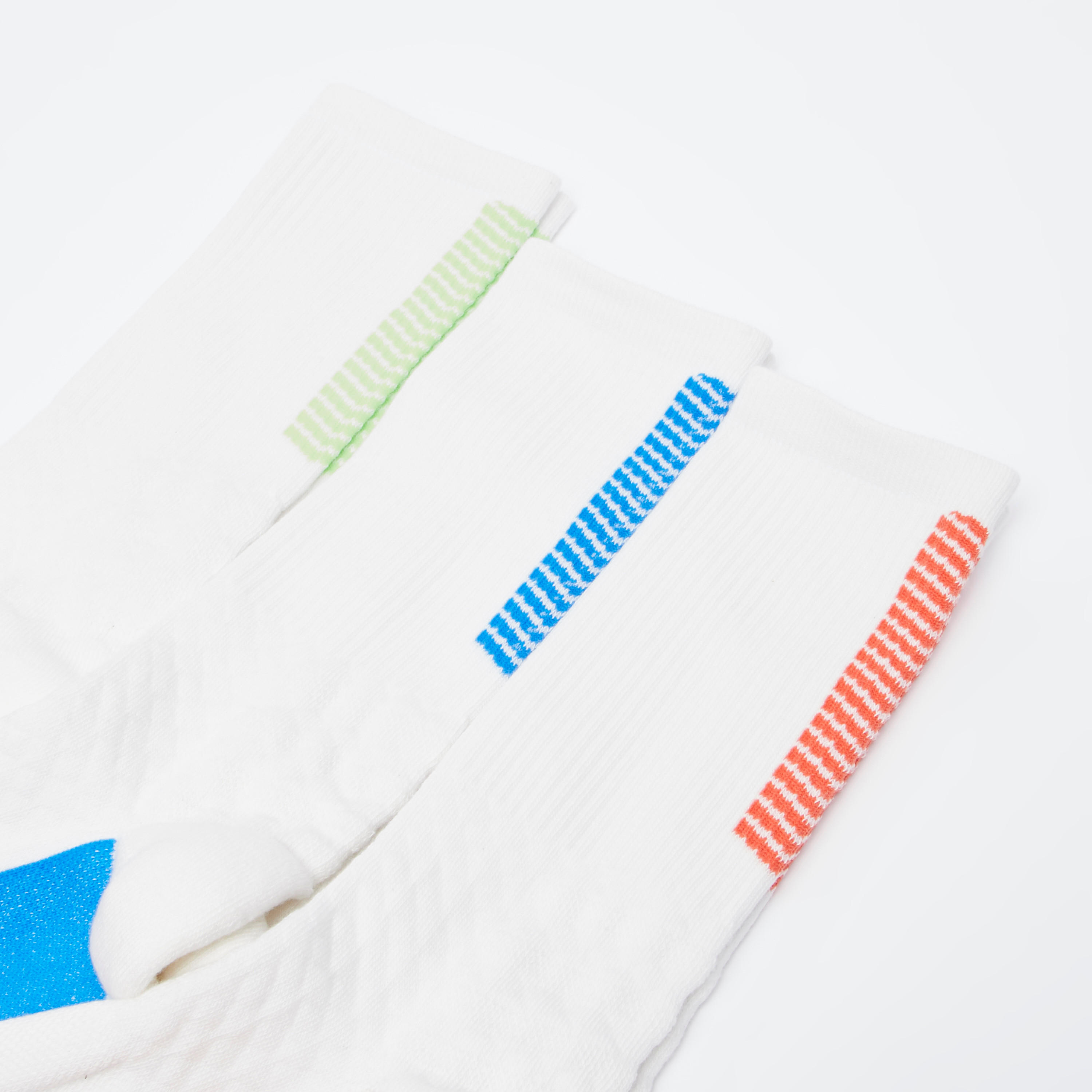 جوارب بطول متوسط وتقليمات متباينة - طقم من 3 أزواج-men-socks-image-2