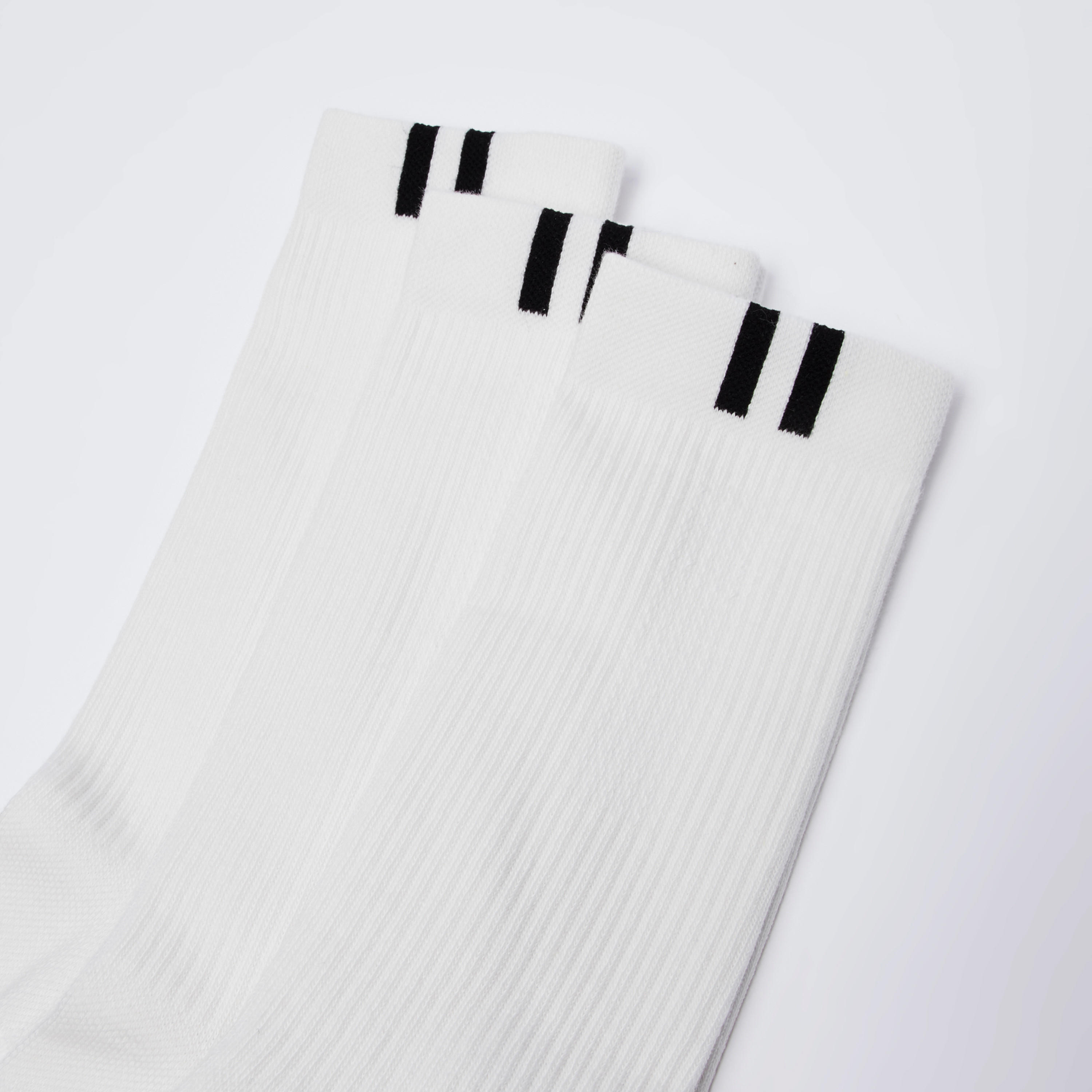 جوارب مضلّعة بطول متوسط - طقم من 3 أزواج-men-socks-image-2