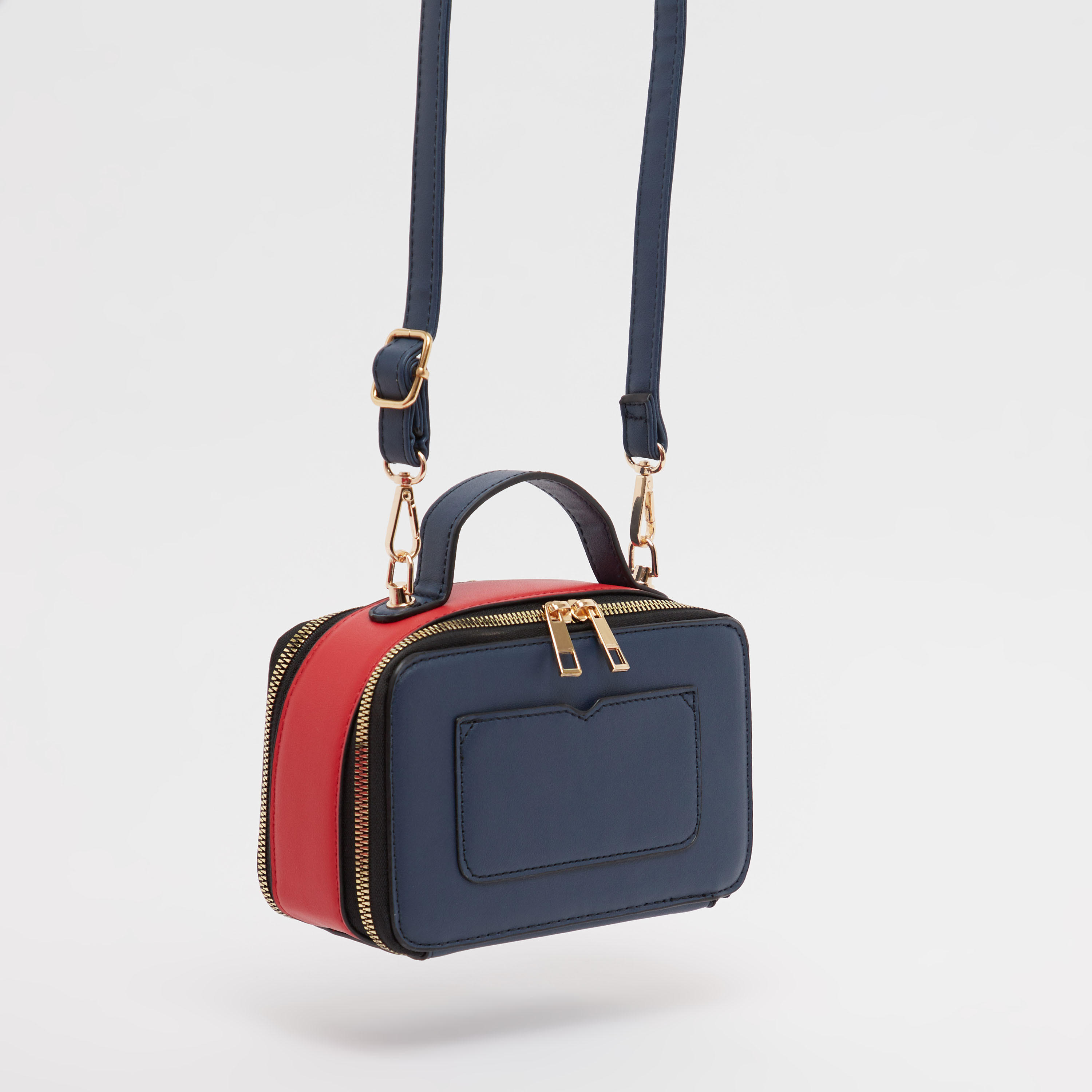 شنطة كروس بودي بقوالب ملونة وحزام قابل للتعديل ومقبض علوي-women-bagsandwallets-handbags-image-3