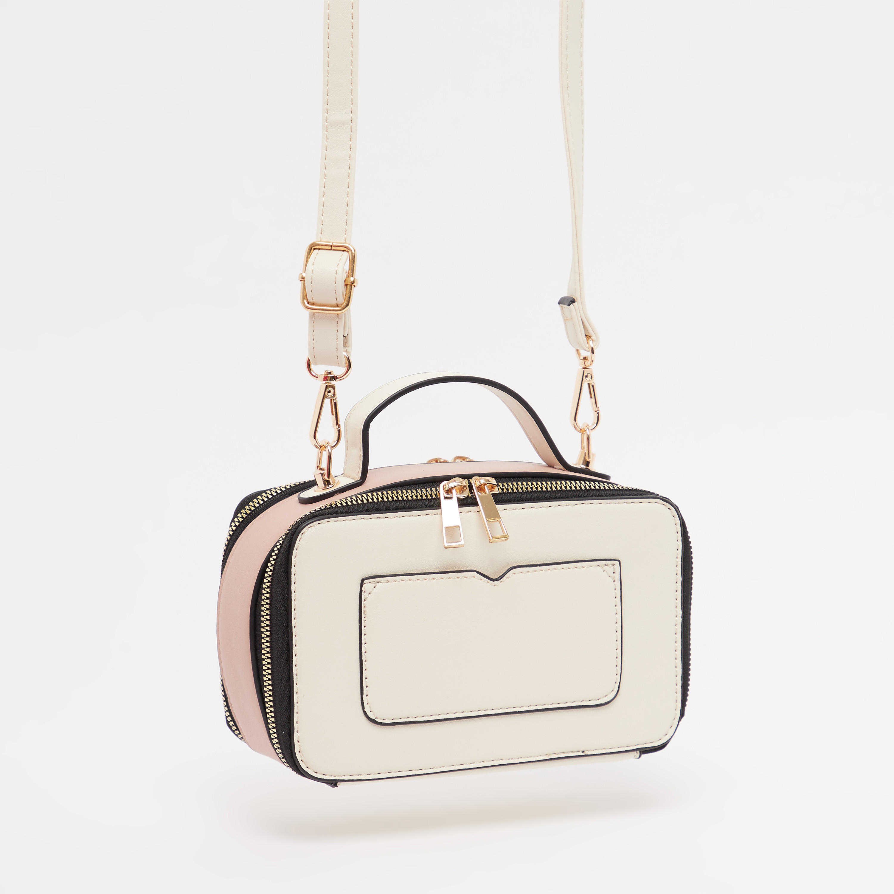 شنطة كروس بودي بقوالب ملونة وحزام قابل للتعديل ومقبض علوي-women-bagsandwallets-handbags-image-3