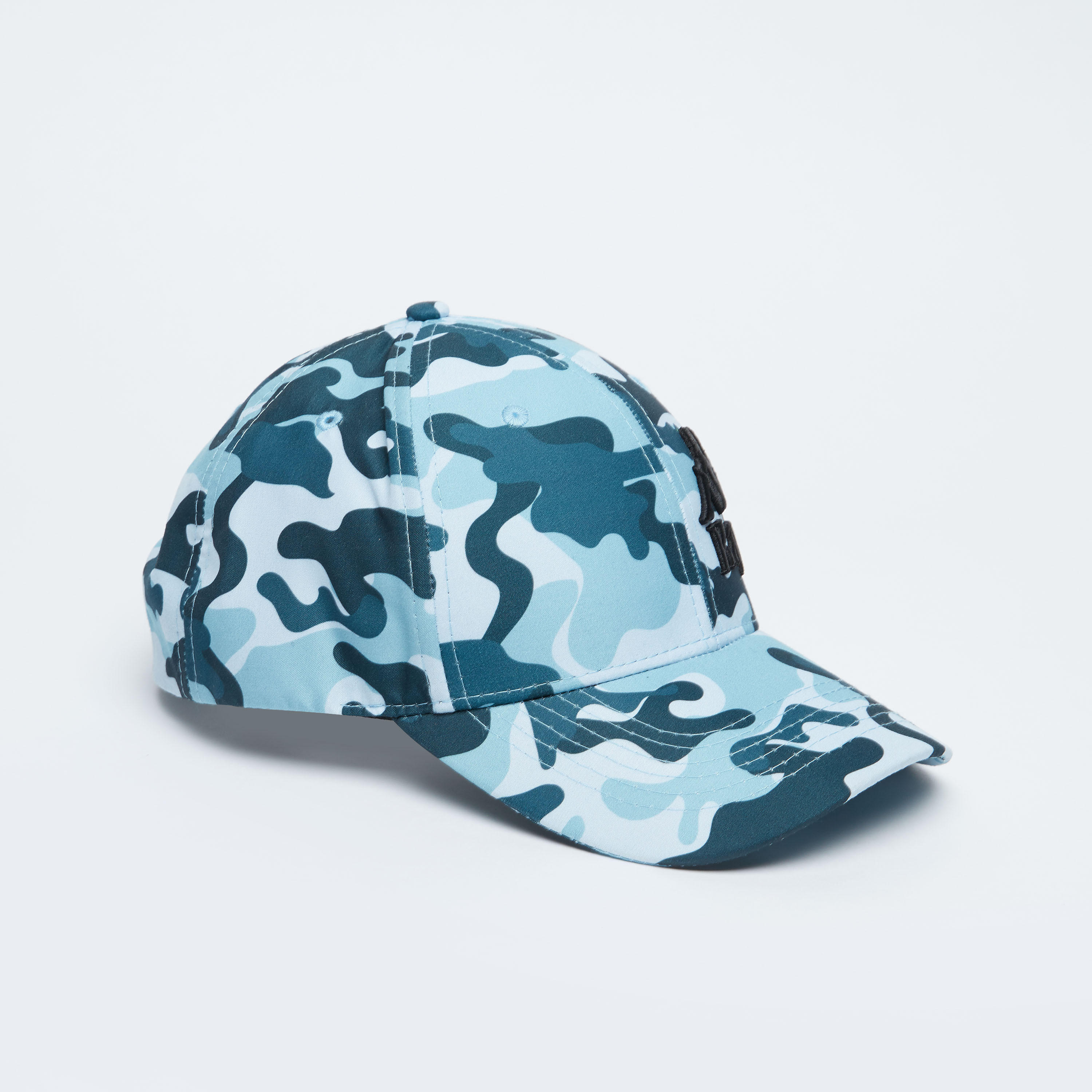 Kappa Camouflage Printed Cap with Hook and Loop Closure-men-caps-image-1