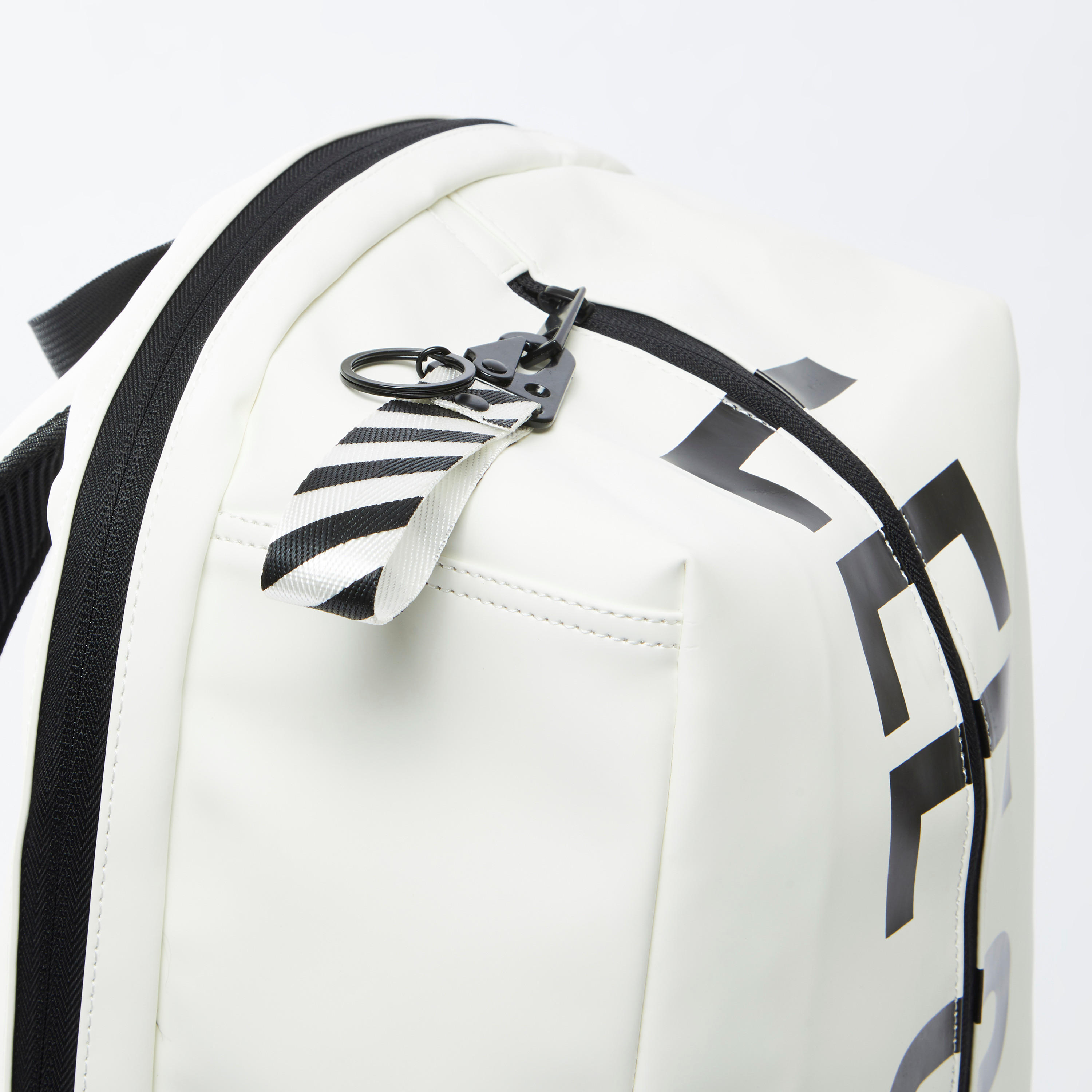 Lee Cooper Printed Backpack with Adjustable Straps and Zip Closure-men-bags-image-4