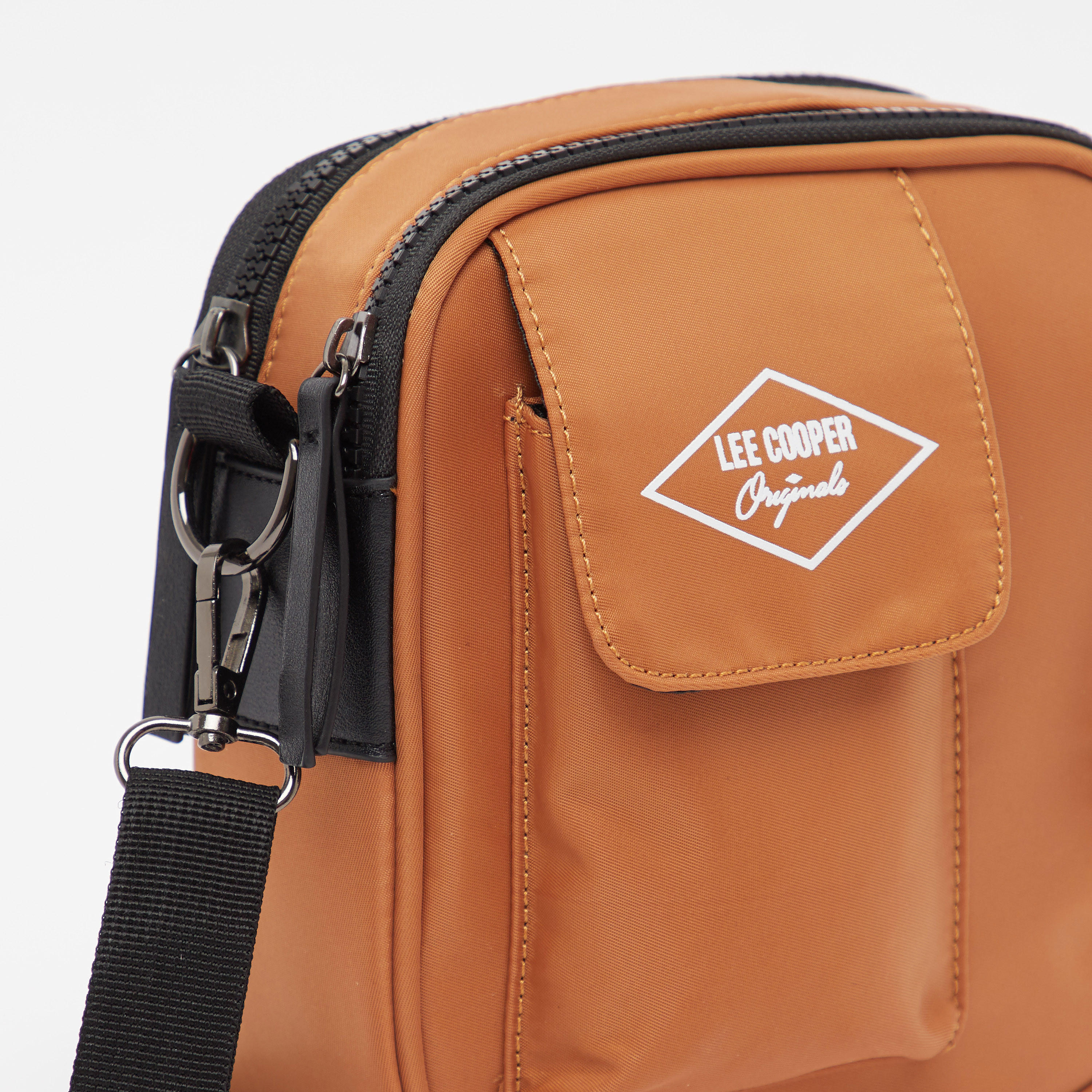 Lee Cooper Crossbody Bag with Detachable Strap-men-bags-image-3